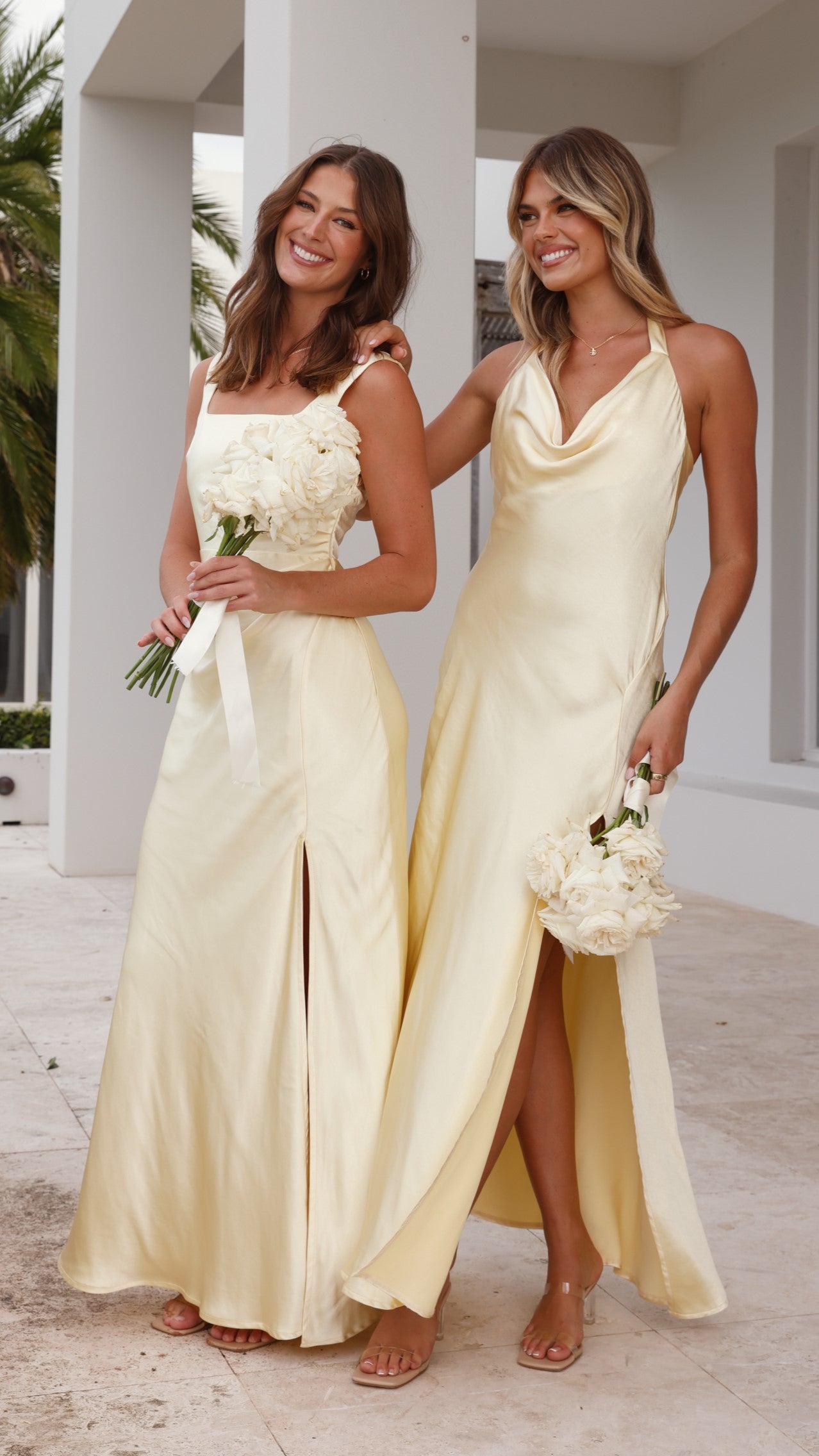 Alaria Maxi Dress for Women - Flowy Long Summer Dress in Yellow | Perfect for Beach, Vacation & Casual Outings