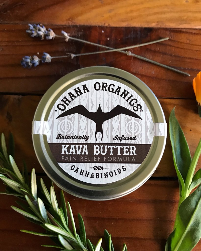 Ohana Organics Pure Kava Butter - Natural Stress Relief & Relaxation Aid - Perfect for Massage, Aromatherapy & Self-Care Rituals
