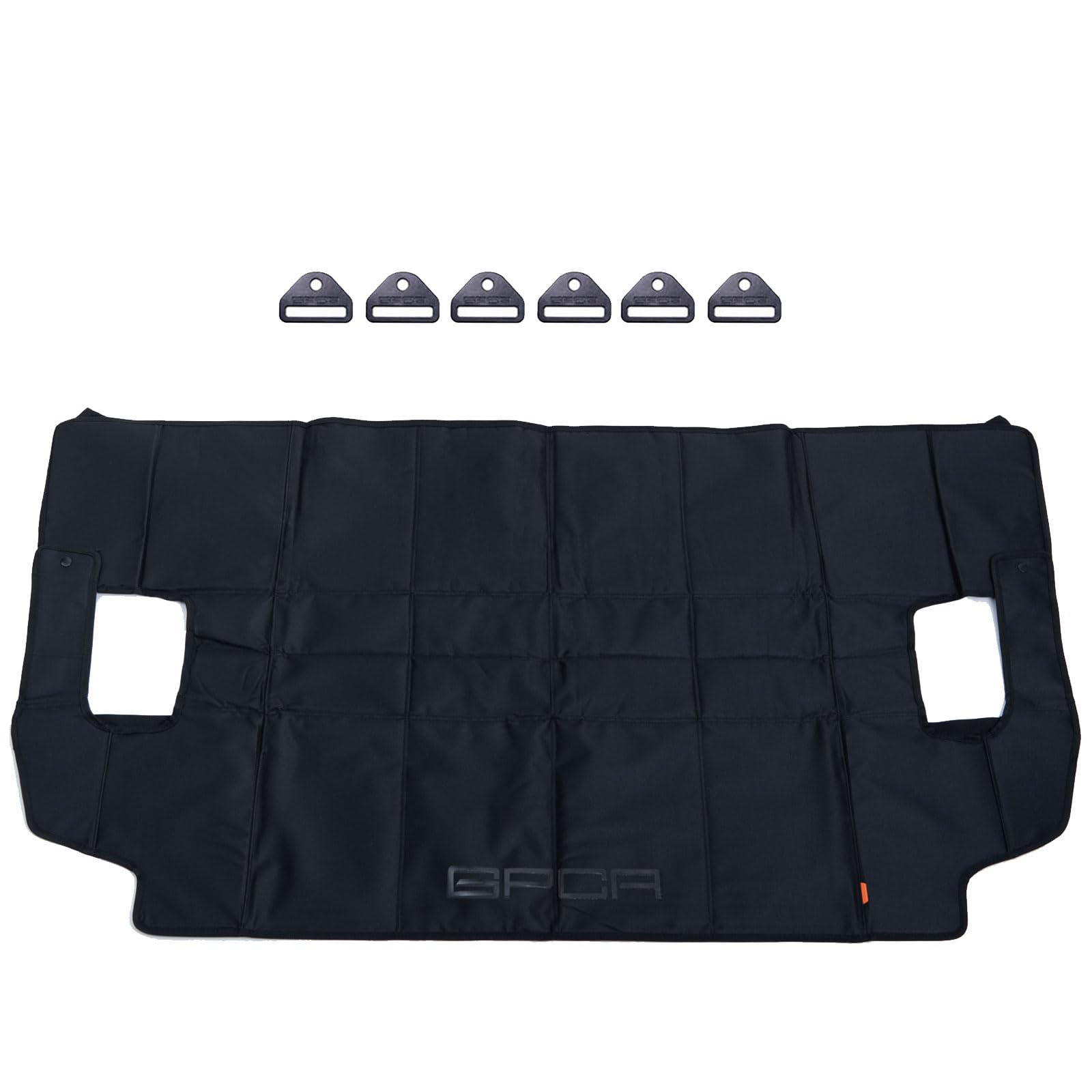 GPCA Cargo Cover Pro - Heavy Duty Under Hardtop/Topless Trunk Cover for Jeep Wrangler JL 2018-2024 (4DR Sport, Sahara, Rubicon & Freedom Unlimited) | Easy Installation, Patented Design | Perfect for Off-Roading, Camping & Daily Storage