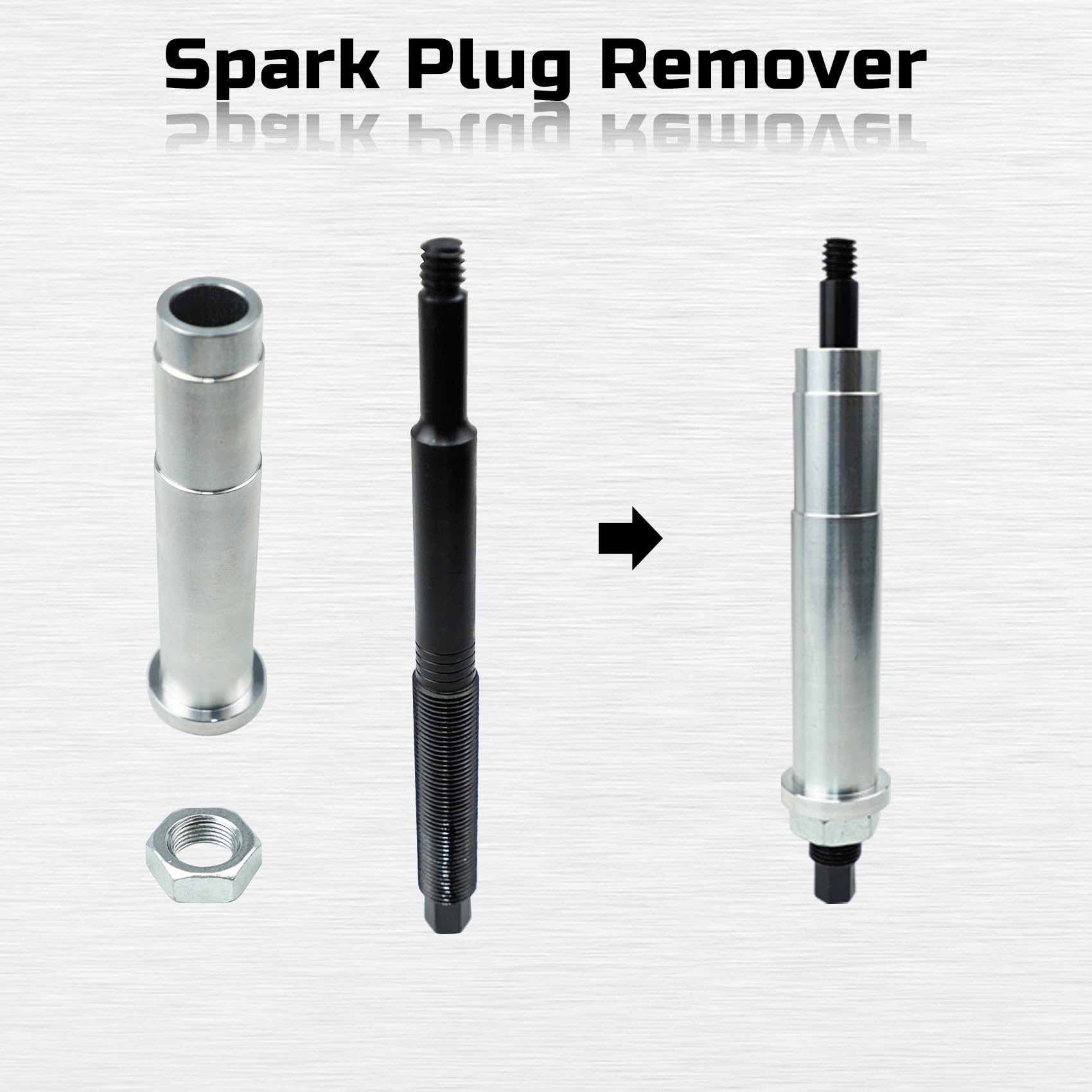 Broken Spark Plug Extractor Removal Tool for Triton 3 Valve 5.4L Engines - Compatible with Ford F150, Expedition & Lincoln Navigator - Easy DIY Auto Repair Solution for Stuck Spark Plugs
