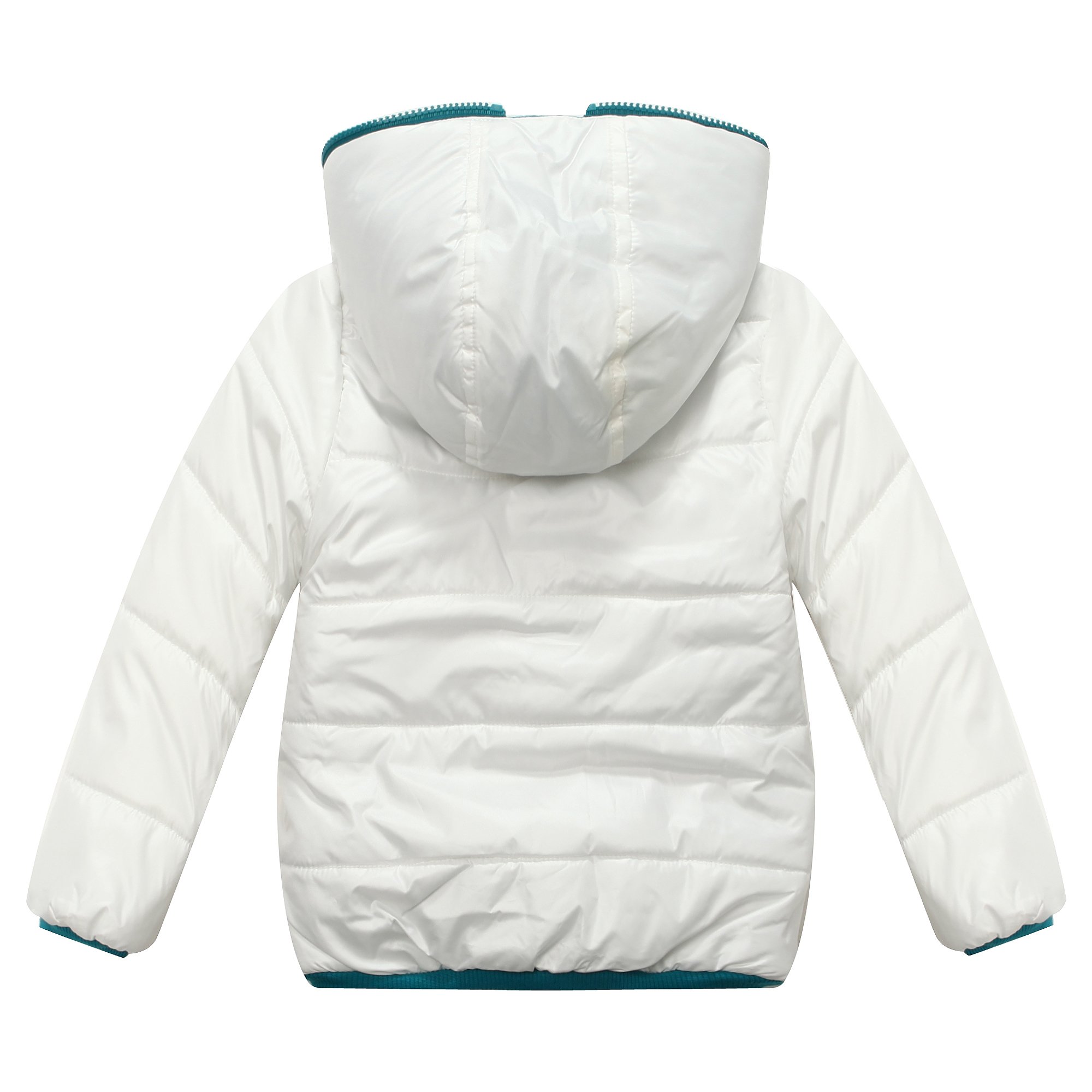 Richie House Boys' Hooded Puffer Jacket - Warm Winter Coat for Kids Outdoor Activities, School & Play