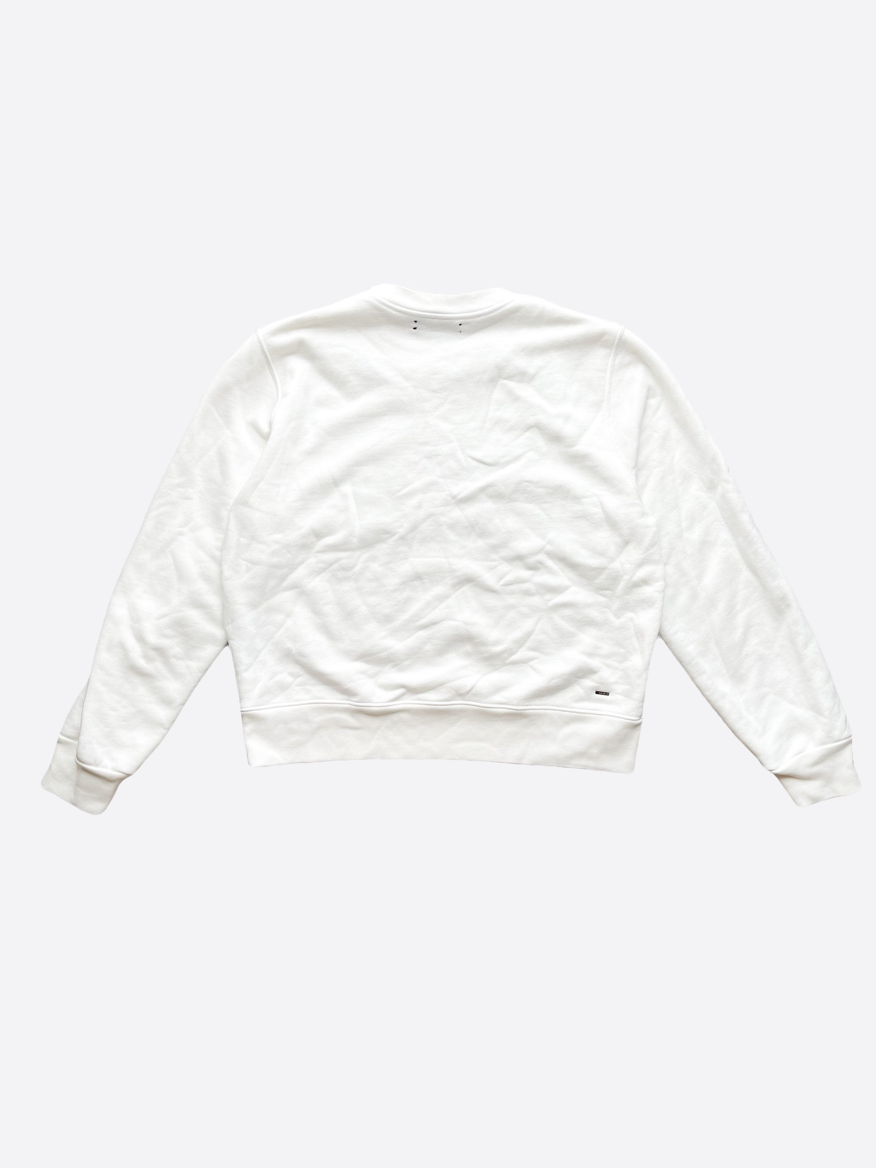 Amiri Green Bandana Logo Crewneck Sweatshirt - Men's Casual Streetwear Pullover for Urban Fashion & Everyday Wear