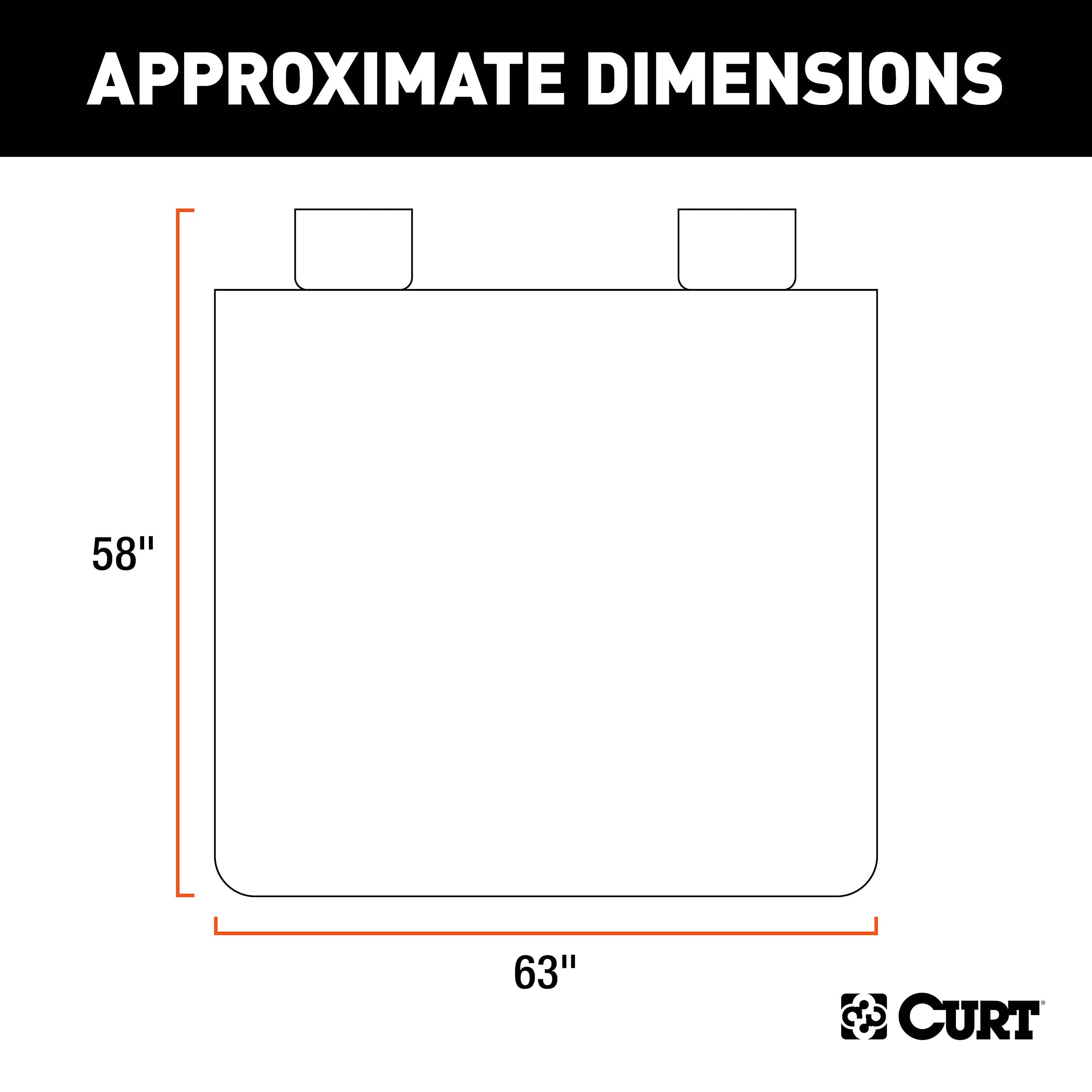 CURT Manufacturing 18521 Universal Black Seat Cover - Waterproof & Durable Car Seat Protector for Trucks, SUVs, and Vehicles - Perfect for Outdoor Adventures, Road Trips, and Daily Commute