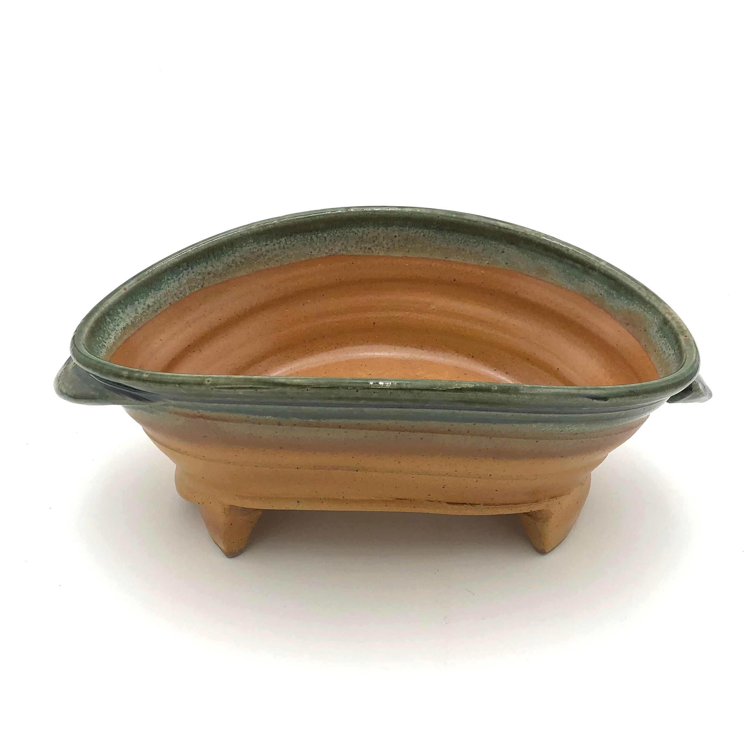 Smith Oval Serving Bowl - Medium Size, Yellow & Green - Perfect for Salads, Pasta, and Party Snacks