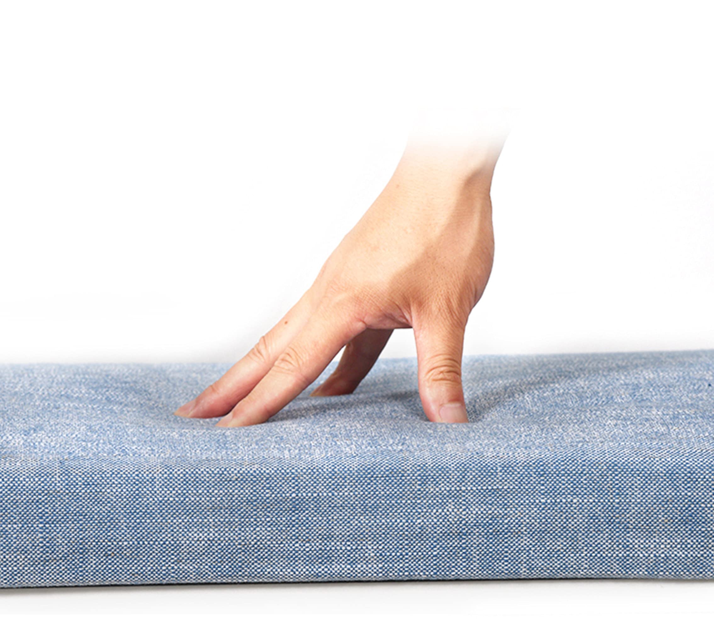 Thick 2-3 Seater Bench Cushion Pad - Soft Garden & Patio Furniture Seat Mat (180x45x5cm) - Indoor/Outdoor Use for Swing, Sofa, Couch & Window Seats - Purple | Perfect for Backyard, Deck & Porch Relaxation