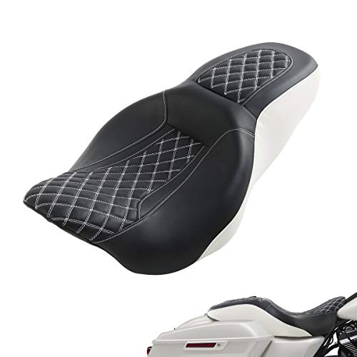 Black W/ White Stitching