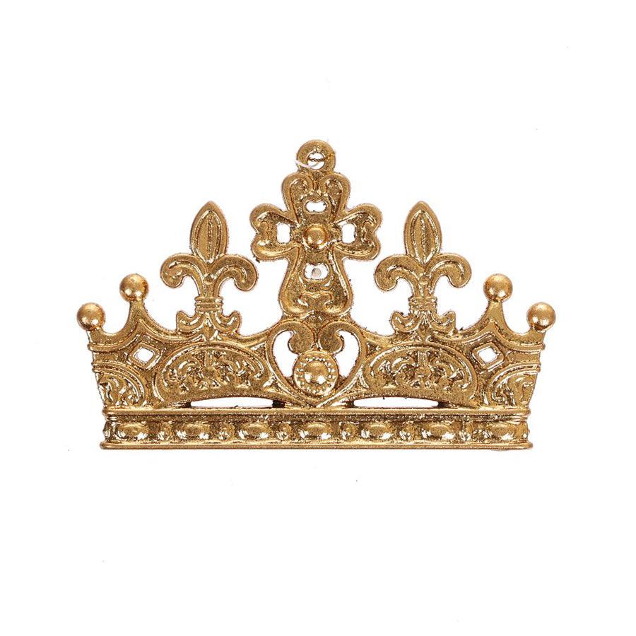 HARMONIER Christmas Mini Ornament - 12cm Crown Design (1 Piece, 30g) - Perfect for Holiday Tree Decorations, Gift Giving & Festive Home Decor