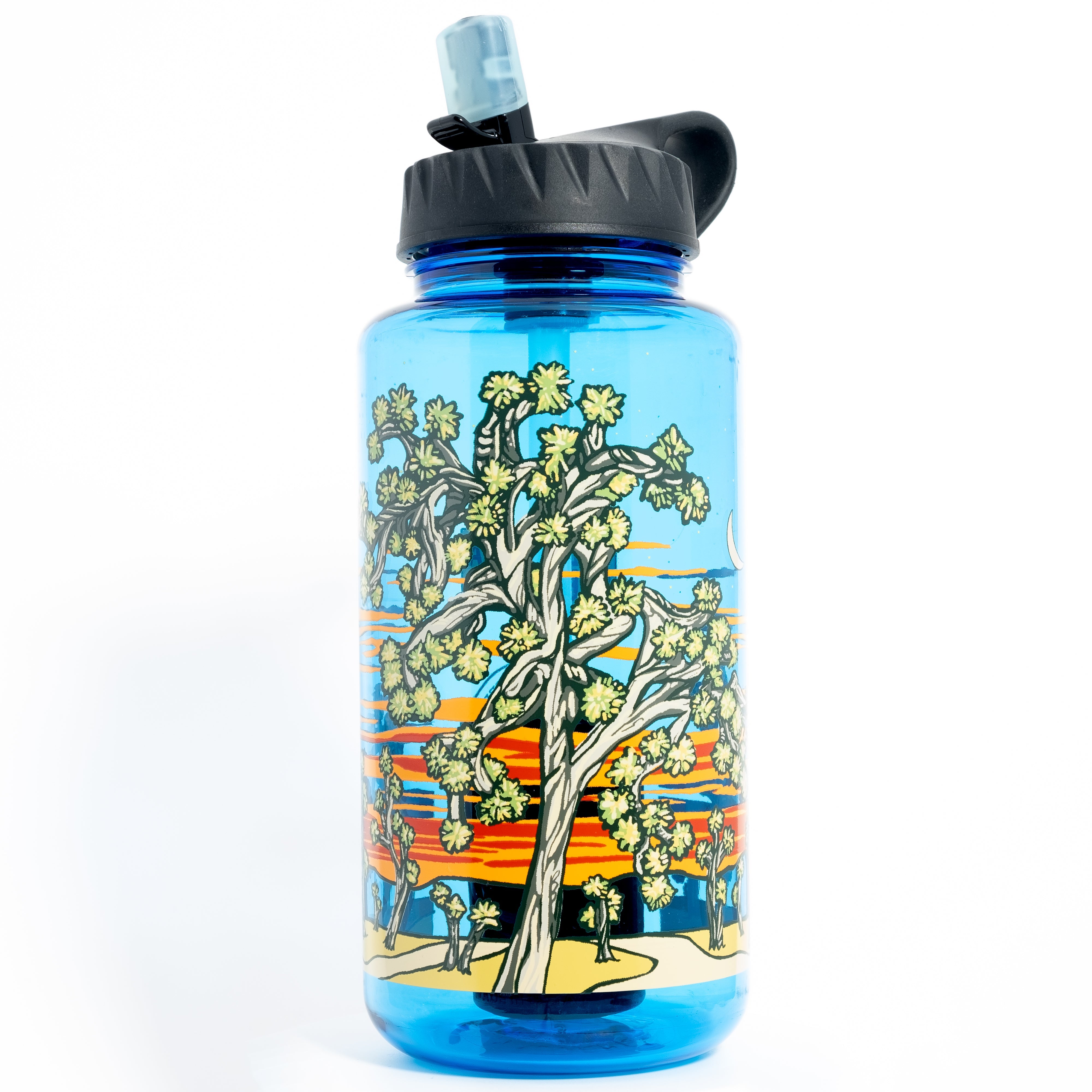 Nalgene OG Alexandra Rubio Art Water Bottle - 32oz BPA-Free Leakproof Tritan Plastic for Hiking, Gym & Outdoor Activities
