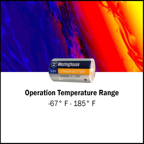 ER26500 3.6V Lithium C Battery - Long Lasting Power for Specialized Devices, Medical Equipment, Emergency Lights & Industrial Applications