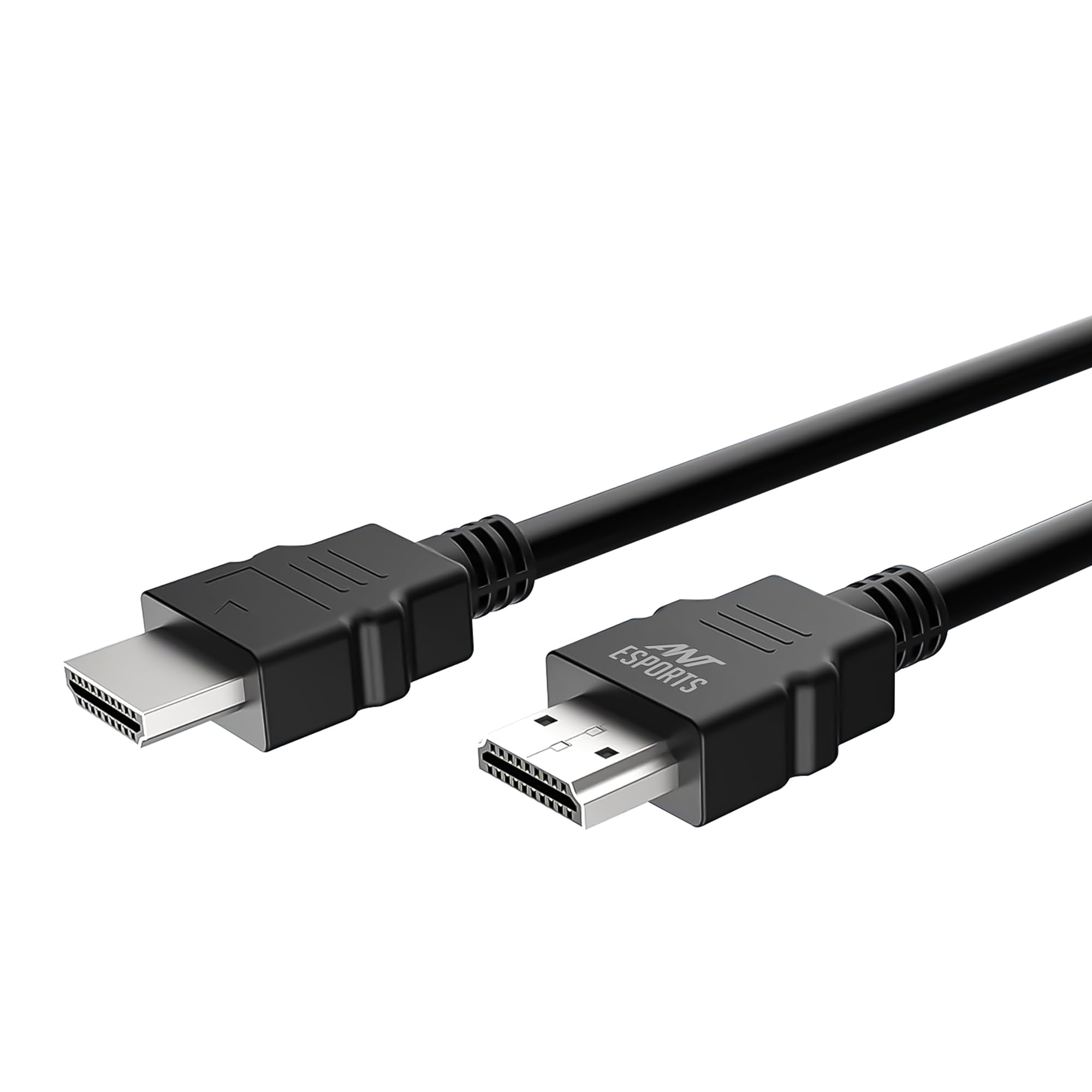 Ant Esports AEH0105 4K High-Speed HDMI Cable 18Gbps with Ethernet - 1.5M Black - Supports 4K 60Hz, HDR, ARC - Compatible with PS5, PS4, Xbox, UHD TV, Monitor, PC, Mac, Blu-ray - Perfect for Gaming, Home Theater & Office Setup