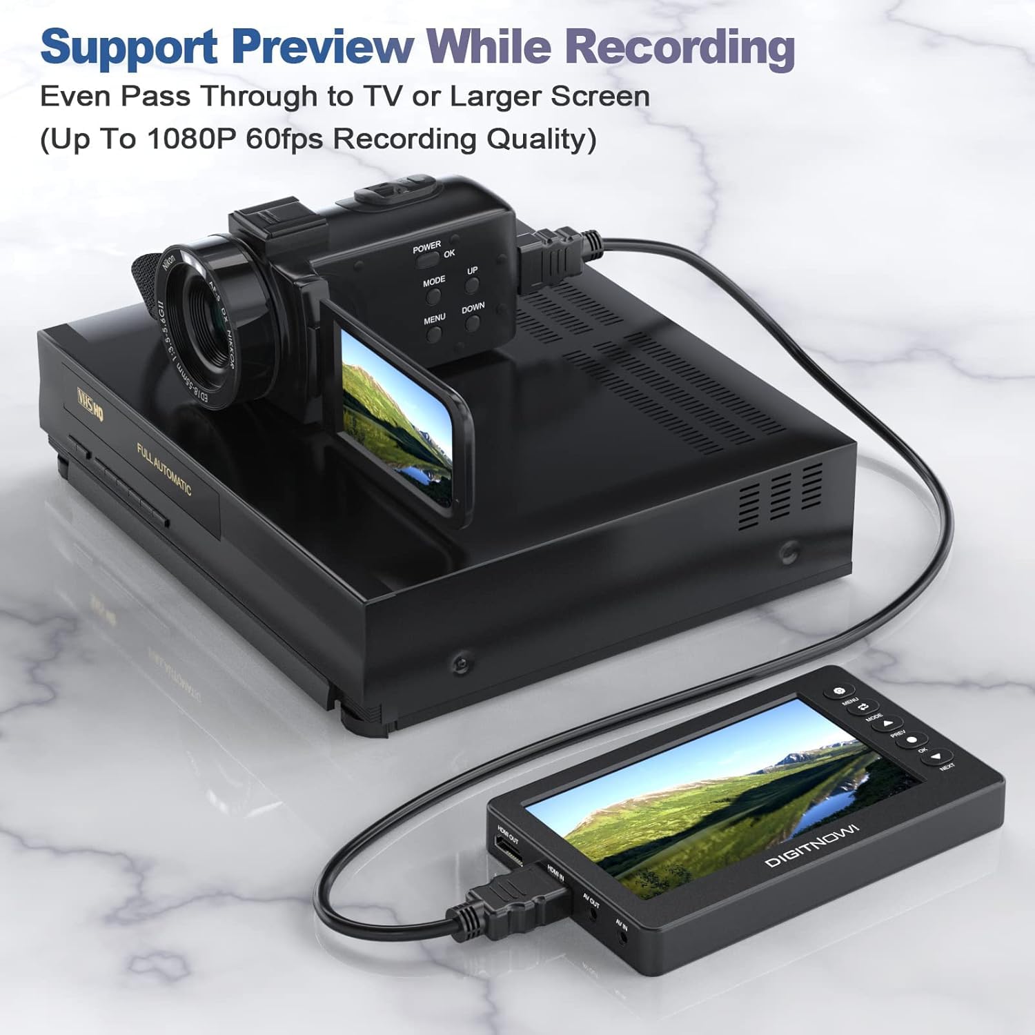 Video to Digital Converter 3.0 - VHS to Digital Converter with 5