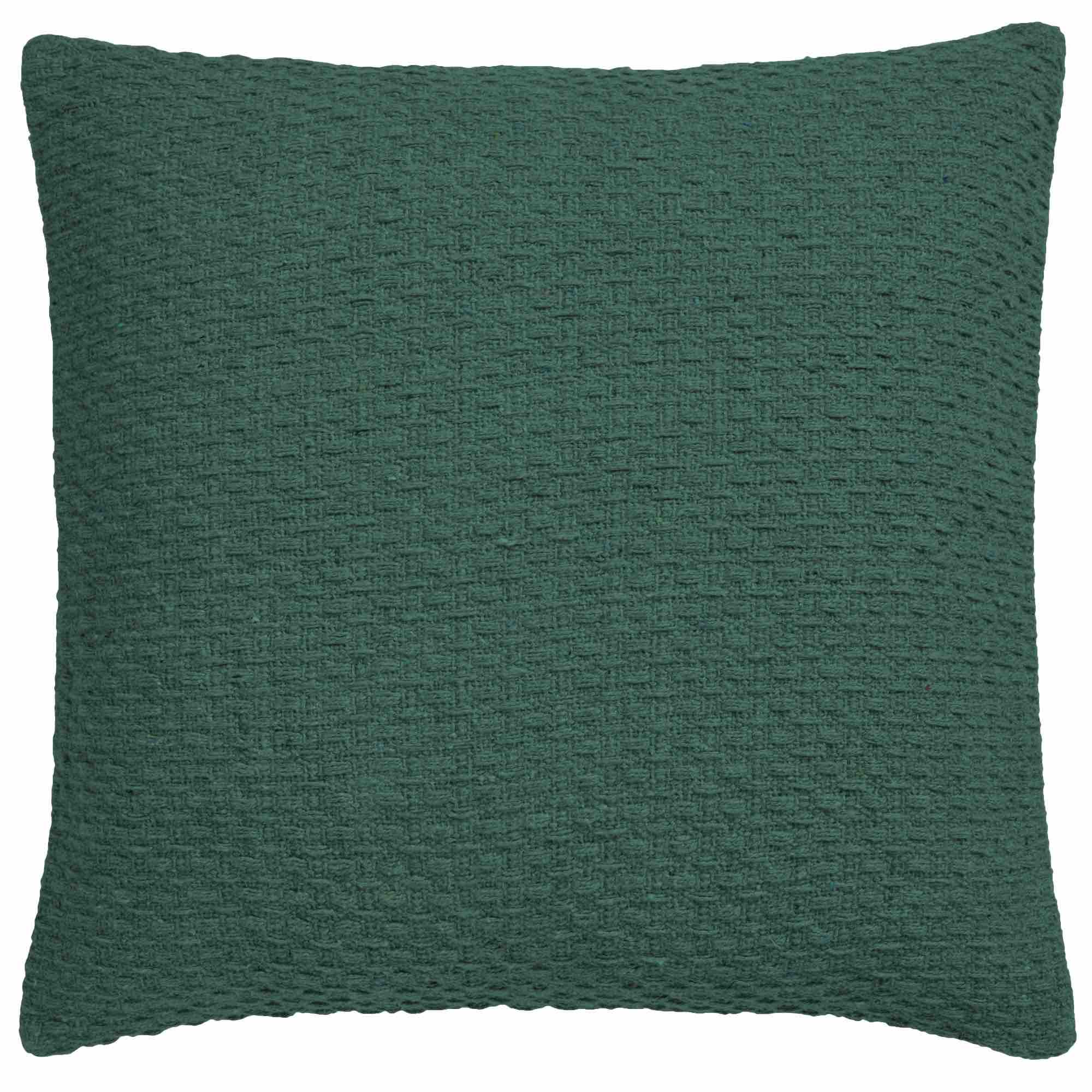 Drift Home Hayden Recycled Cotton Cushion Cover - Eco-Friendly Green Pillow Case for Sofa, Bed & Home Decor | Sustainable Living Accessory