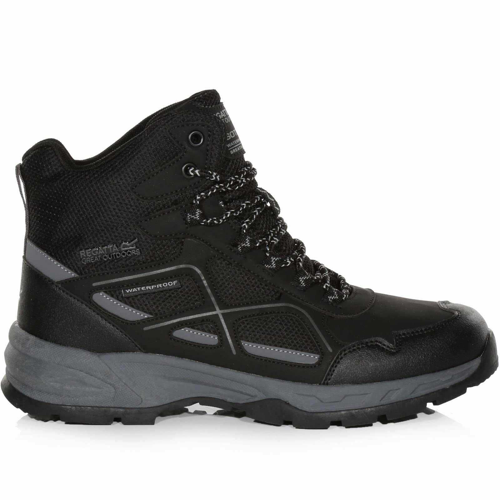Regatta Vendeavour Men's Waterproof Hiking Boots - Lightweight Trekking Shoes for Outdoor Adventures, Camping & Trail Walking