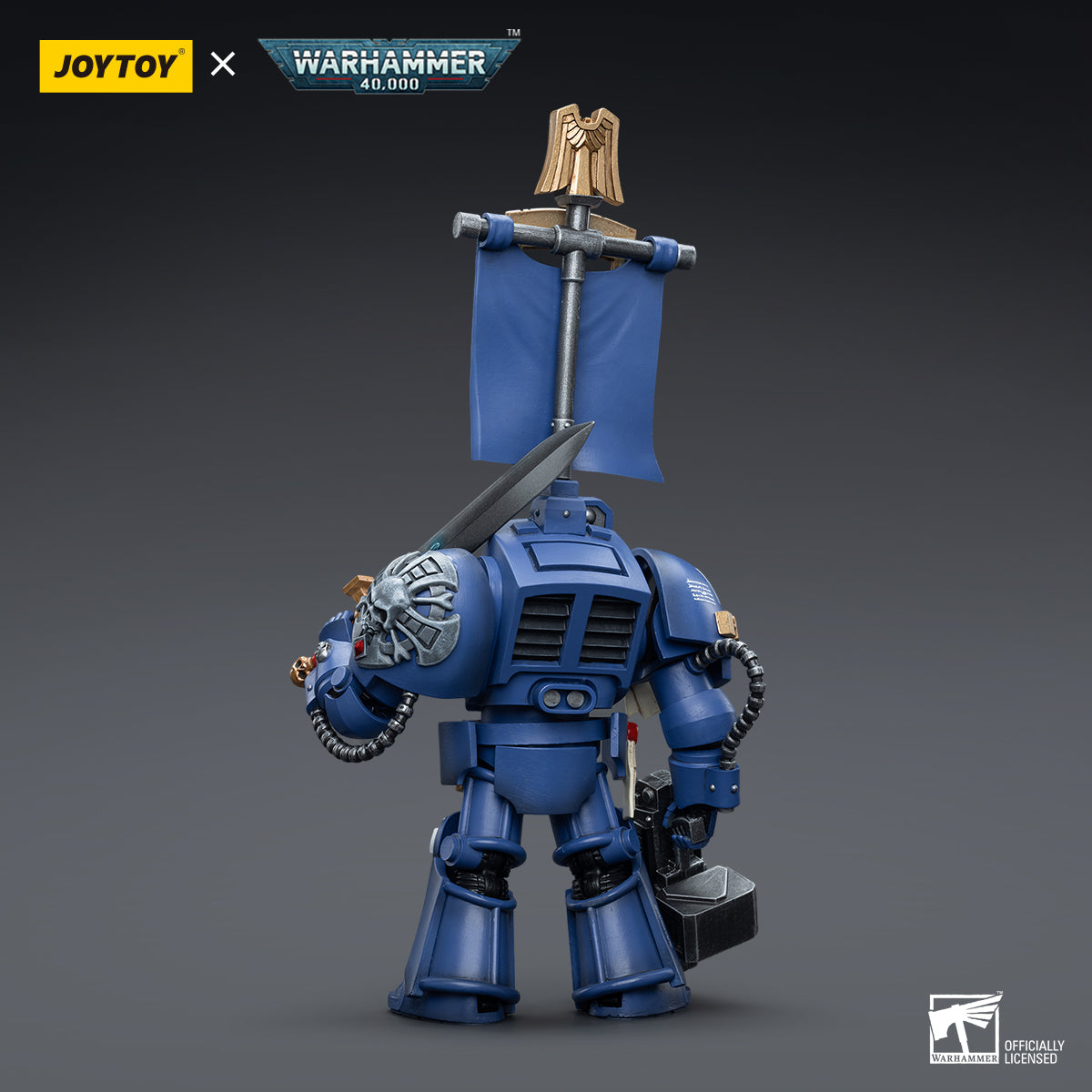1/18 JOYTOY Warhammer 40K Ultramarines Terminators Action Figure Set (3pcs) - Perfect for Collectors, Tabletop Gaming & Display