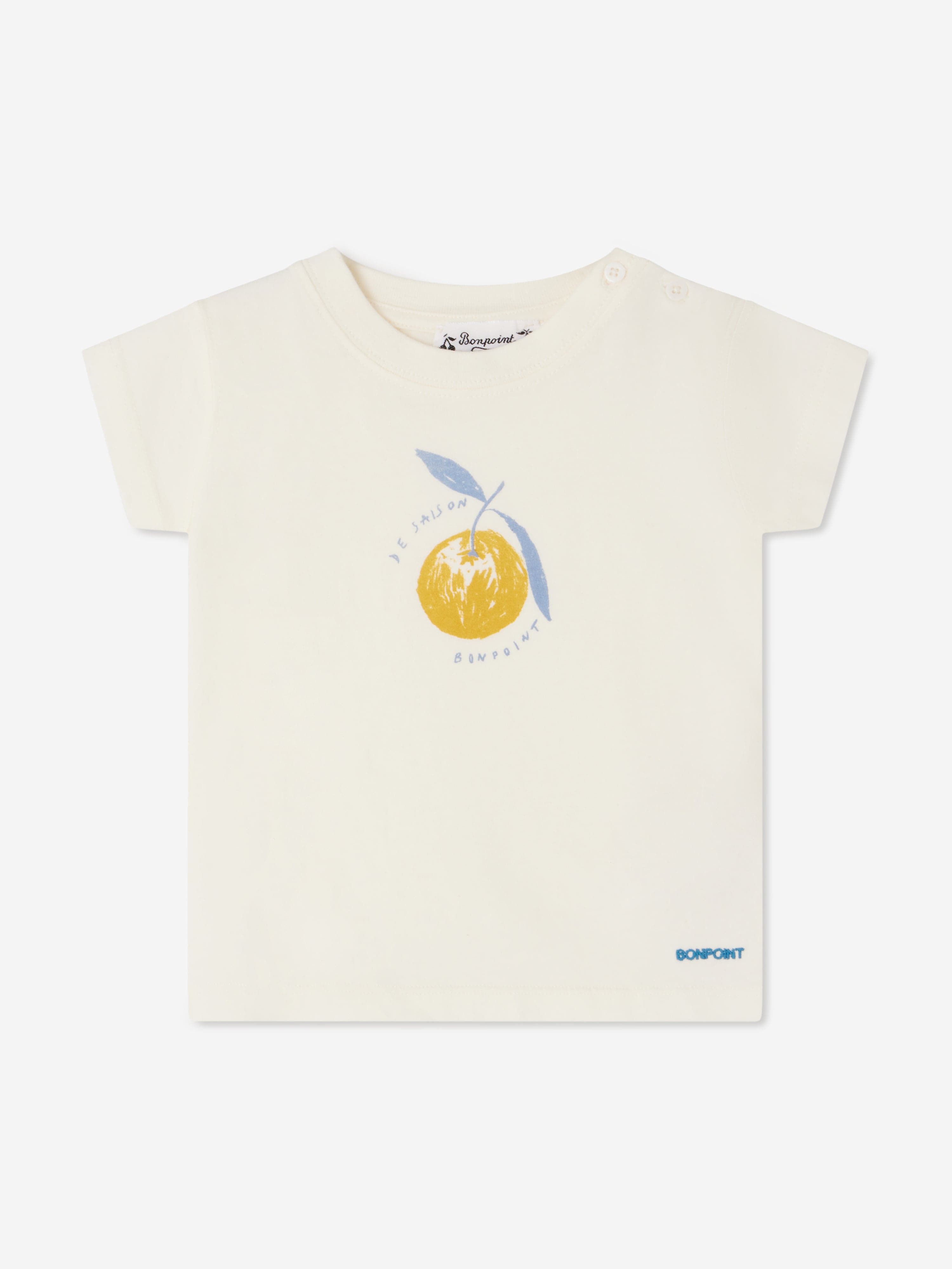 Baby Boys' Ivory Tom T-Shirt - Soft Cotton Short Sleeve Tee for Toddlers | Playtime, Daycare & Family Outfits