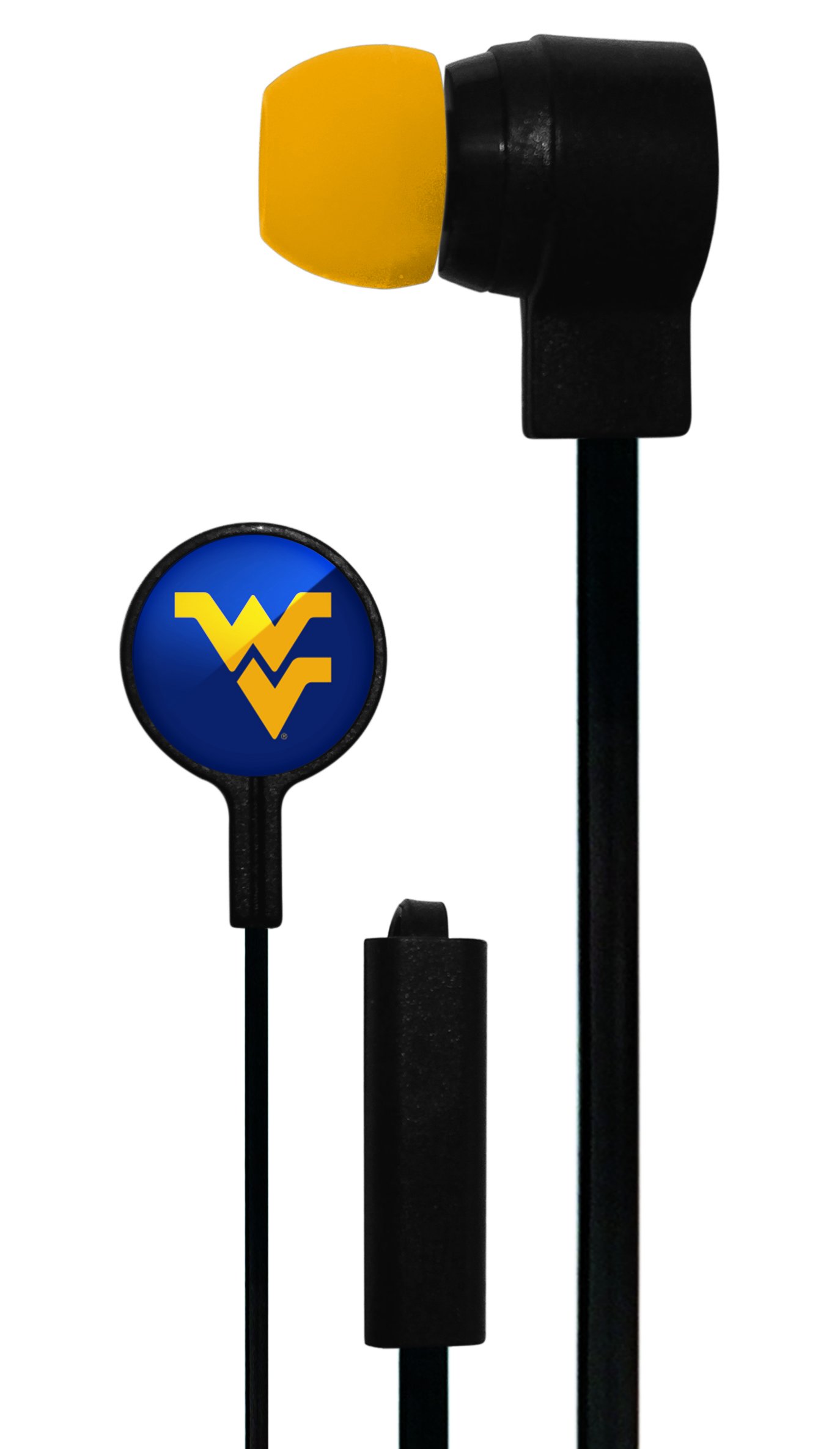 NCAA Big Logo Wireless Earbuds with Noise Cancellation - Bluetooth 5.0 Sports Headphones for Running, Gym & College Game Day