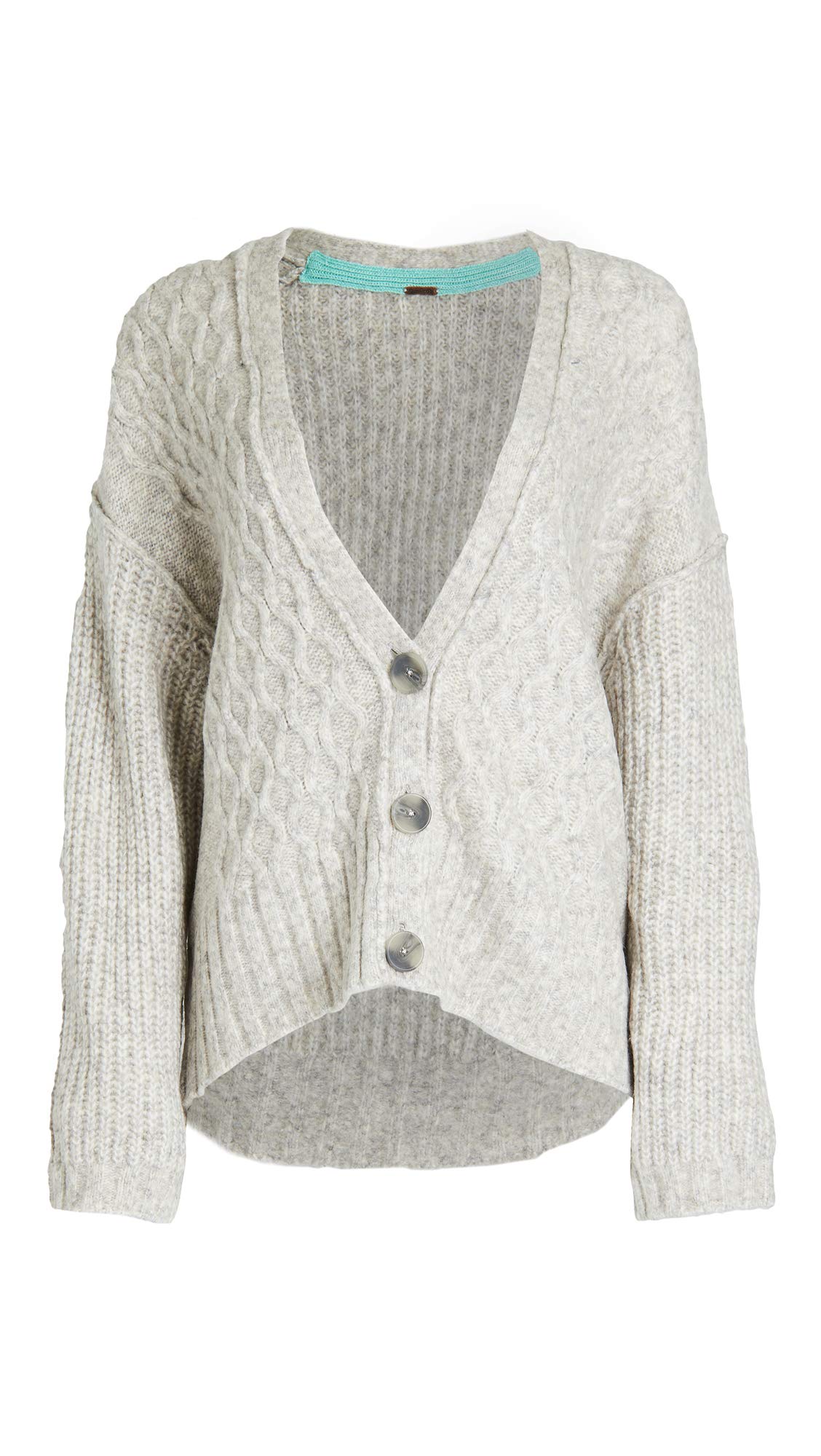 Free People Women's Molly Cable Knit Cardigan Sweater - Cozy Winter Pullover for Casual Outfits & Layering