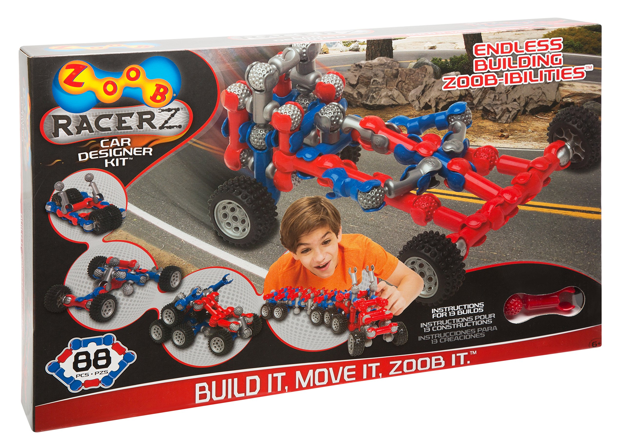 ALEX Toys ZOOB CAR DESIGNER STEM Building Kit (0Z12052) - Creative Engineering Toy for Kids Ages 6+, Perfect for School Projects & Hands-On Learning at Home