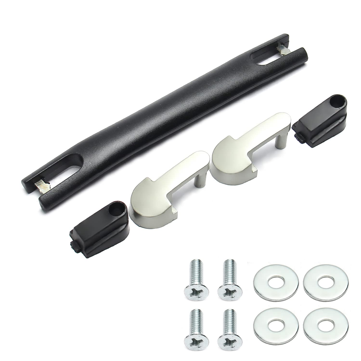 Yinpecly 210x24x20mm Black Luggage Handle Replacement for Suitcases, Toolboxes & Trolley Cases - Durable Travel Accessory for Smooth Mobility (1 Piece) - Perfect for Airports, Business Trips & Vacation Packing