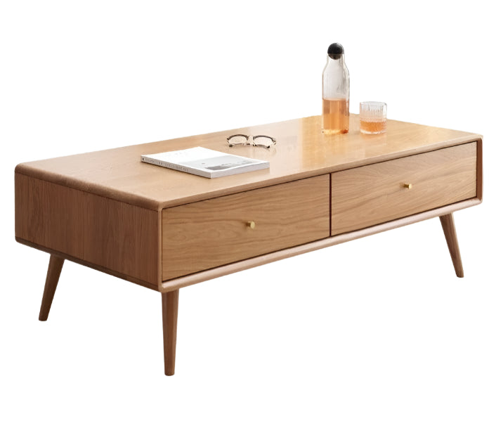 53.2x23.6x16.5 inch / 135x60x42сm / Natural wood color /oak coffee table