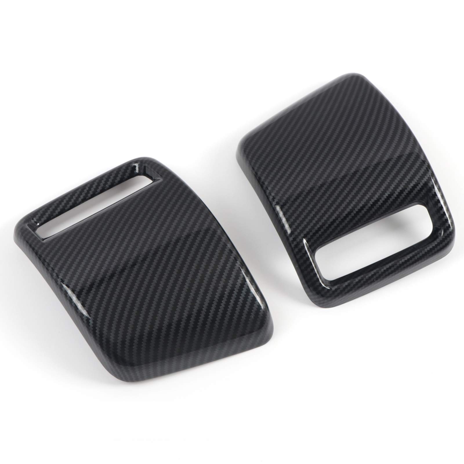 Carbon Fiber ABS Rear Tail Light Cover Trim for Dodge Ram 1500 2019-2021 - Durable Interior Upgrade for Enhanced Style & Protection (Perfect for Off-Roading & Custom Car Mods)