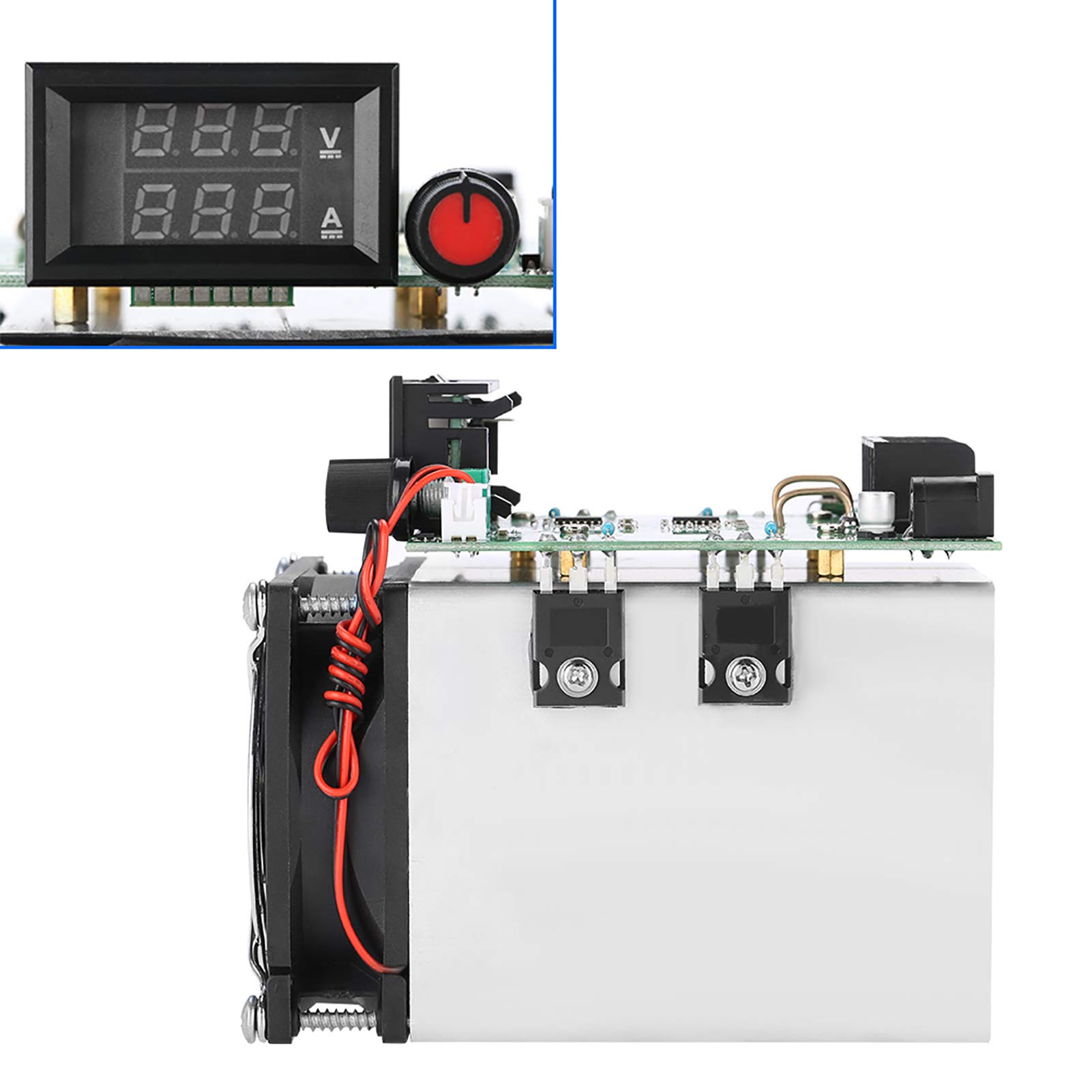 12V 250W Electronic Load Module - 0-20A Adjustable Battery Tester & Discharge Board for Home & Industrial Use - Perfect for Battery Testing, Power Supply Burn-in, and Electronic Device Debugging