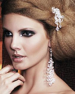 Elegant Crystal Bridal Hair Comb - Angelina by Kezani | Sparkling Wedding Headpiece for Brides, Prom, and Special Occasions