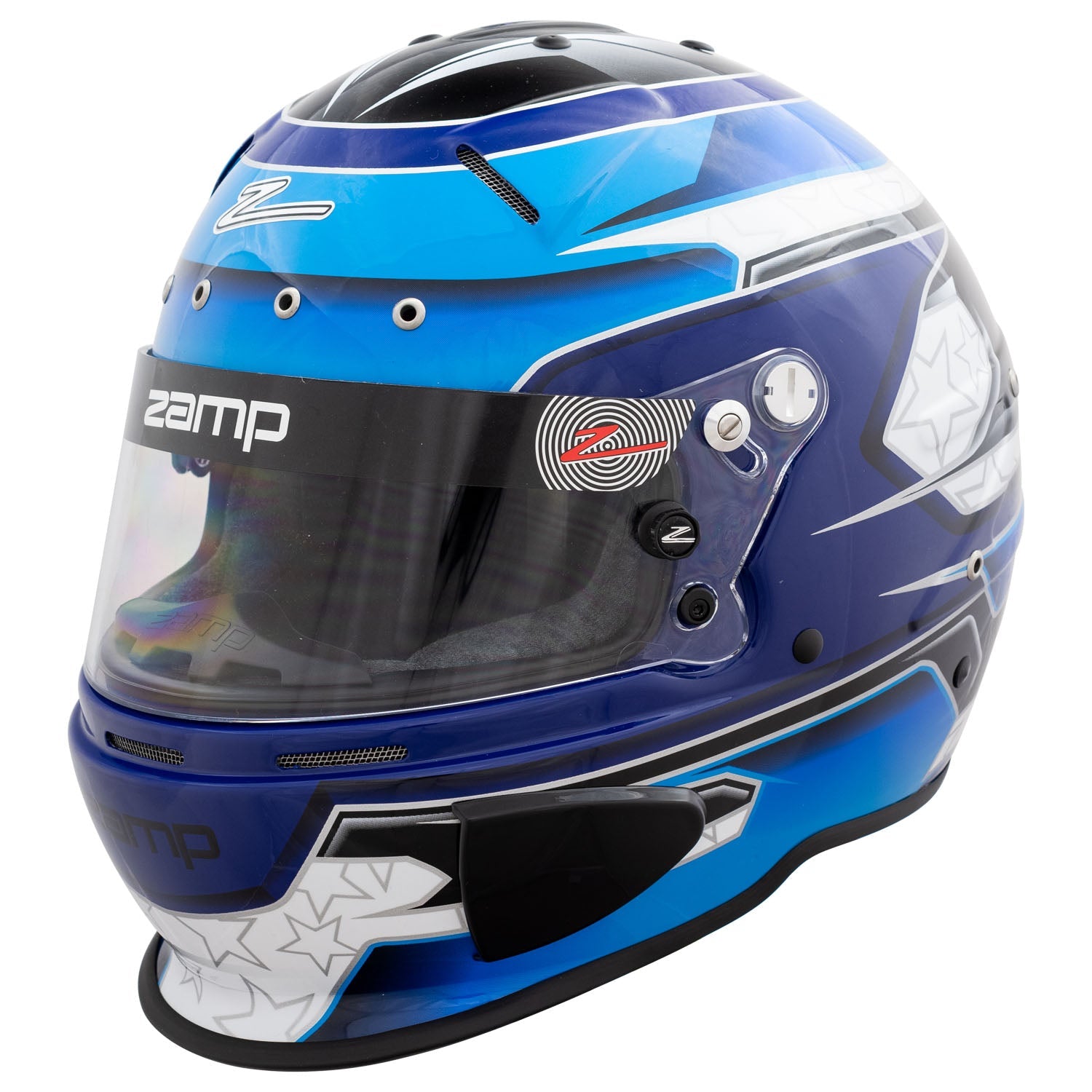 Zamp RZ 70E Switch Graphic Racing Helmet - FIA 8859 & Snell SA2020 Certified - Lightweight Full Face Motorcycle Helmet for Track Racing, Auto Cross & High-Speed Driving