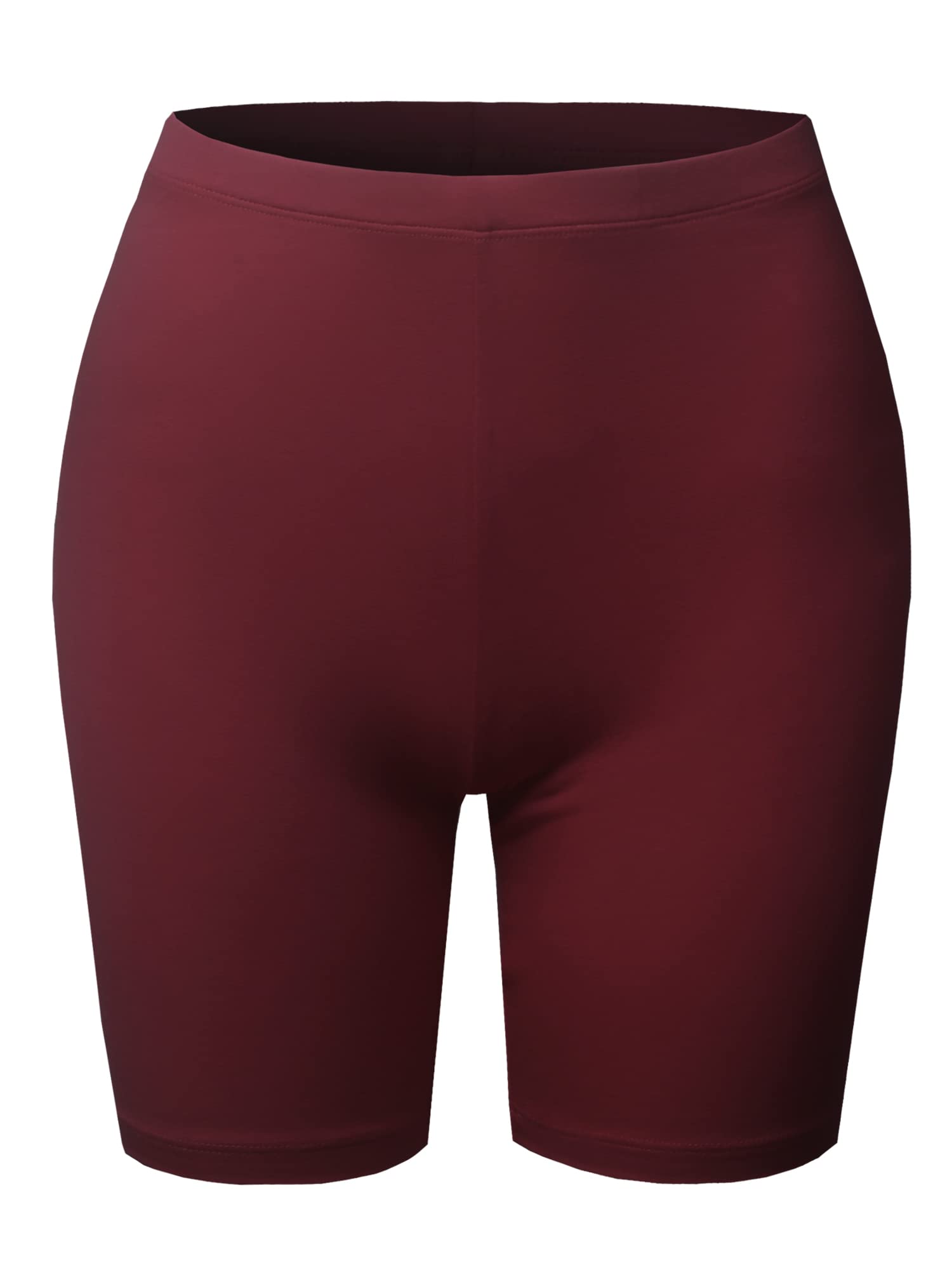 Emma Women's Essential Active Daily Cotton Mid Rise Biker Shorts - Perfect for Yoga, Running, Gym & Lounge Wear