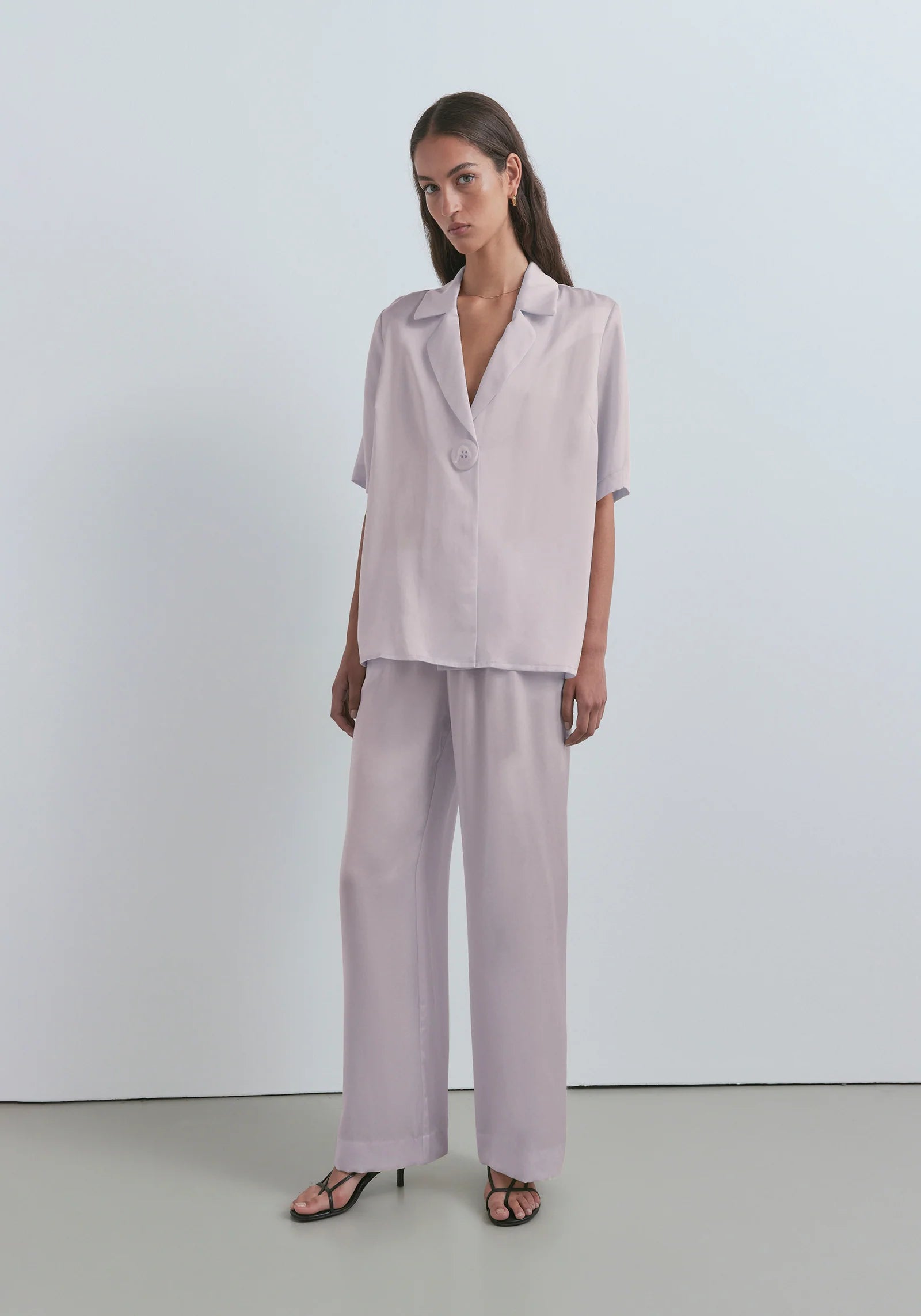 Chorus Shirt for Women - Soft Lavender Cotton Blouse - Perfect for Choir Performances, Church Events & Casual Wear