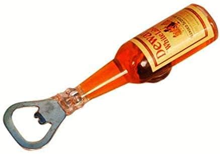 Premium Whiskey-Shaped Bottle Opener with Strong Fridge Magnet - Unique Bar Accessory for Home, Office & Gifts - Perfect for Beer, Soda & Wine Bottles