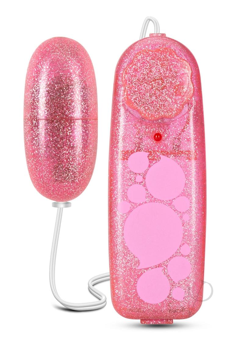 B Yours Glitter Power Bullet Vibrator with Remote Control - Rechargeable Mini Vibrator for Women, Pink | Perfect for Couples Play & Solo Pleasure