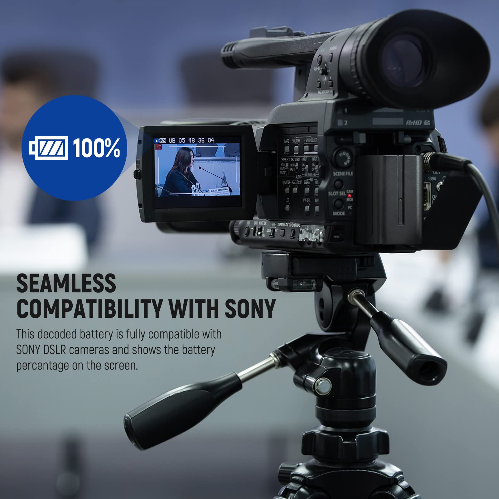 NEEWER 10050mAh NP-F970 Camera Battery with 20W PD Fast Charger - 2 Pack Replacement for Sony NP-F970/950/750/550 - Compatible with Video Cameras, LED Lights, Ring Lights, Monitors & Motorized Sliders - Perfect for Photography, Videography & Studio Lighting