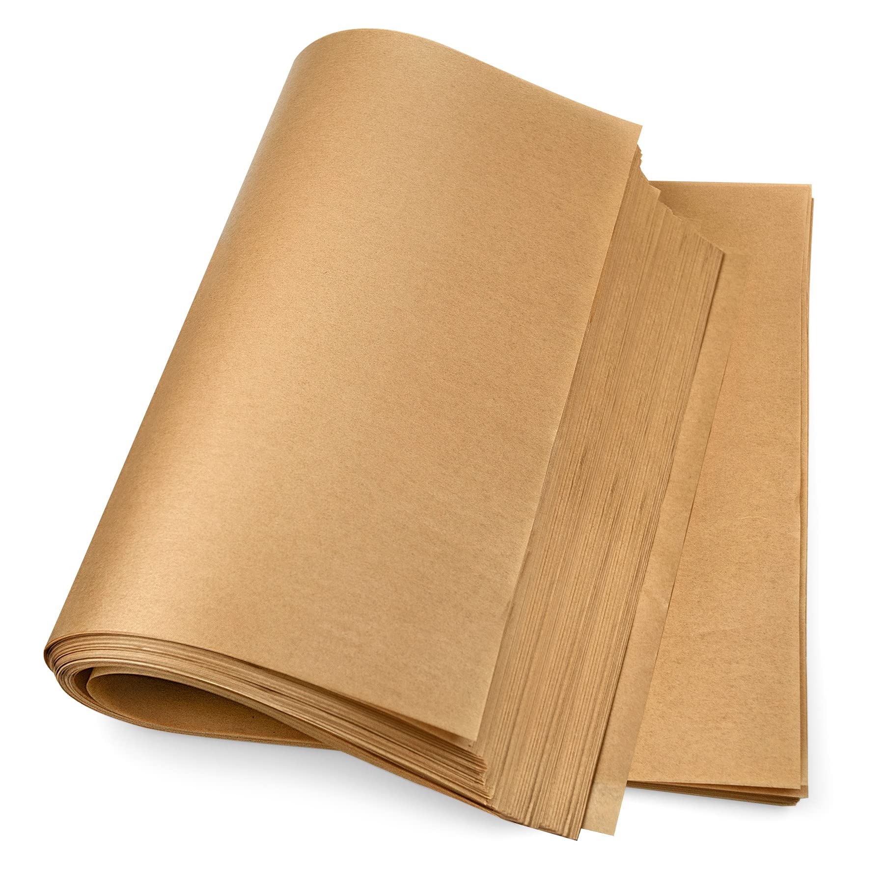 100PCS Unbleached Parchment Paper Sheets 12x16 Inch - Precut Baking Paper for Cookies, Cakes & Pastries - Half Sheet Pan Liner for Oven, Air Fryer & Toaster - Non-Stick Kitchen Baking Supplies for Home Bakers & Professional Chefs