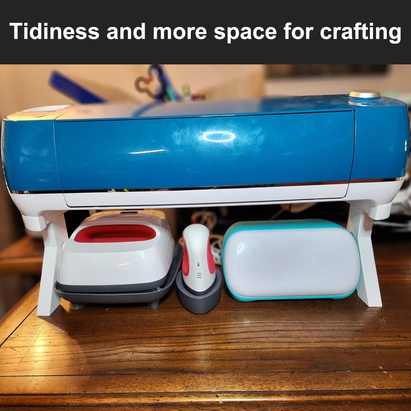 LOPASA Stand Legs for Cricut Maker 3 & Maker - Craft Machine Storage & Organization - Desk Accessories for Cutting Machines - Perfect for Craft Rooms & Workspaces
