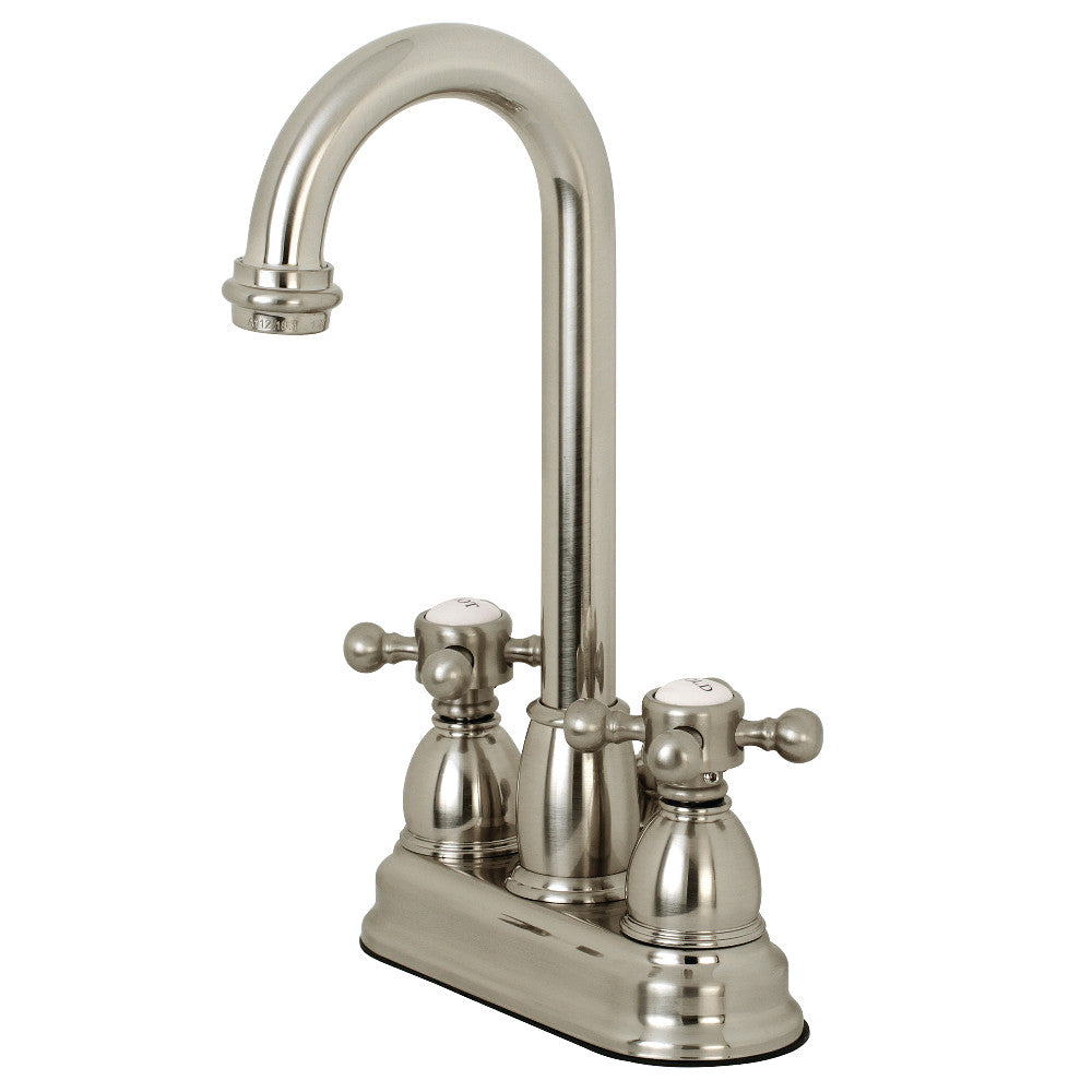Kingston Brass KB3618BX 4-Inch Centerset Bathroom Faucet - Modern Water-Saving Design for Vanity Sinks, Powder Rooms & Guest Bathrooms