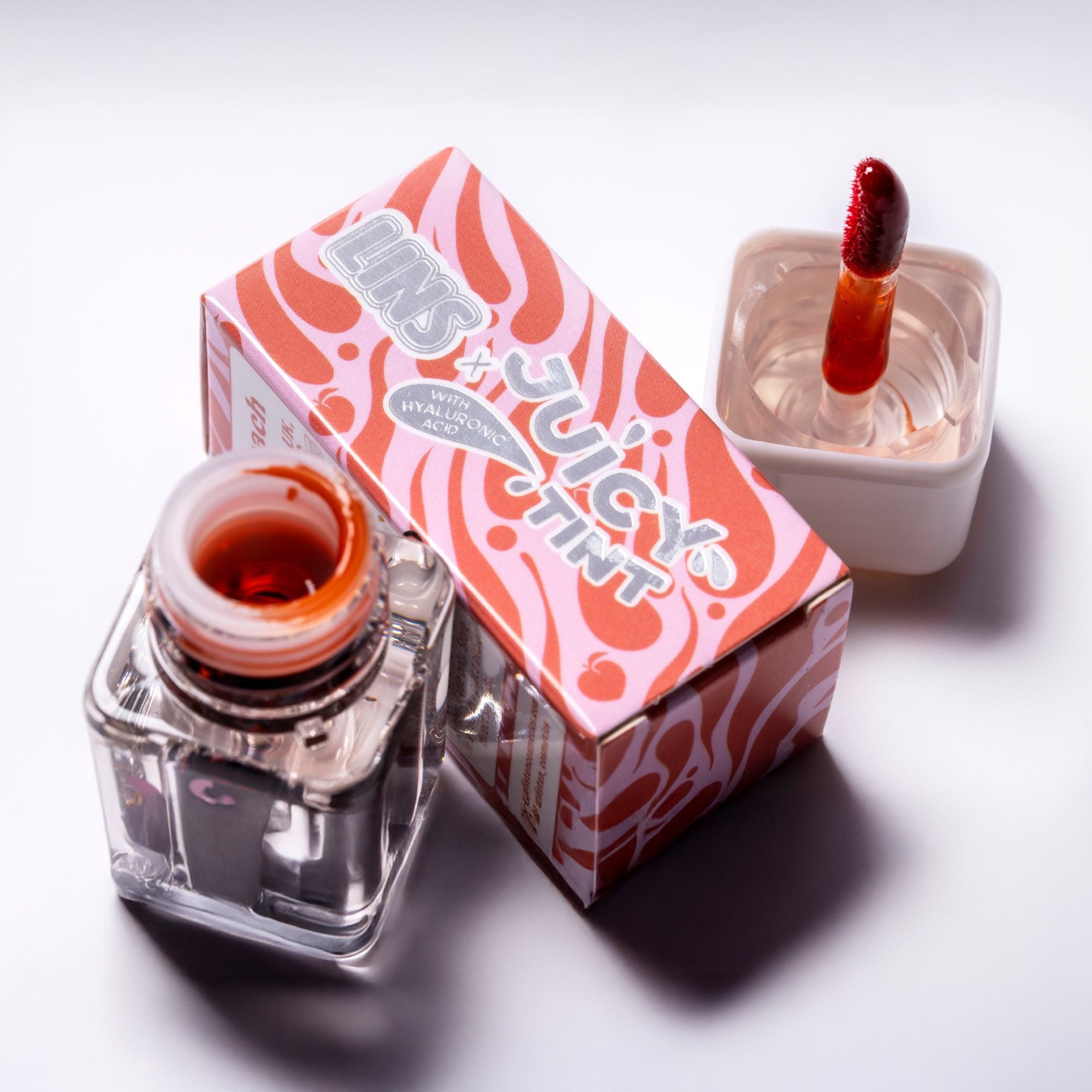 Lins x Glisten Juicy Tint - Long Lasting Hydrating Lip Stain for Dry Lips, Vegan & Cruelty-Free, Perfect for Daily Wear, Date Night & Makeup Looks