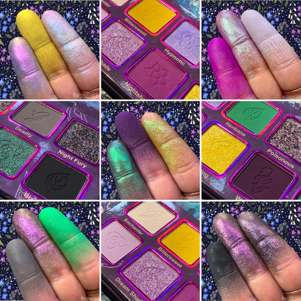 Best Nightshade Eyeshadow Palette - 12 Highly Pigmented Matte & Shimmer Shades for Day & Night Makeup Looks | Perfect for Parties, Weddings & Special Occasions