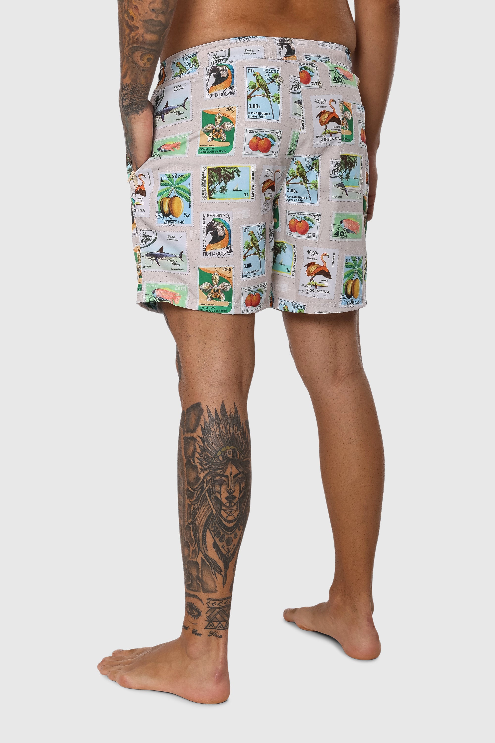 Classic Black Swim Shorts for Men - Comfortable & Quick-Dry Swimwear for Beach, Pool & Water Sports