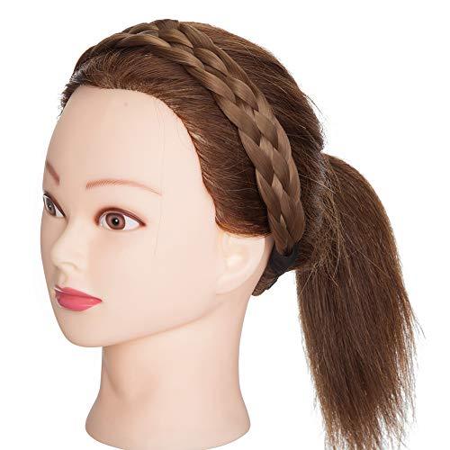 Elastic Stretch Plaited Braid Hairpiece - Natural Looking Hair Extension for Women - Perfect for Cosplay, Weddings & Daily Styling
