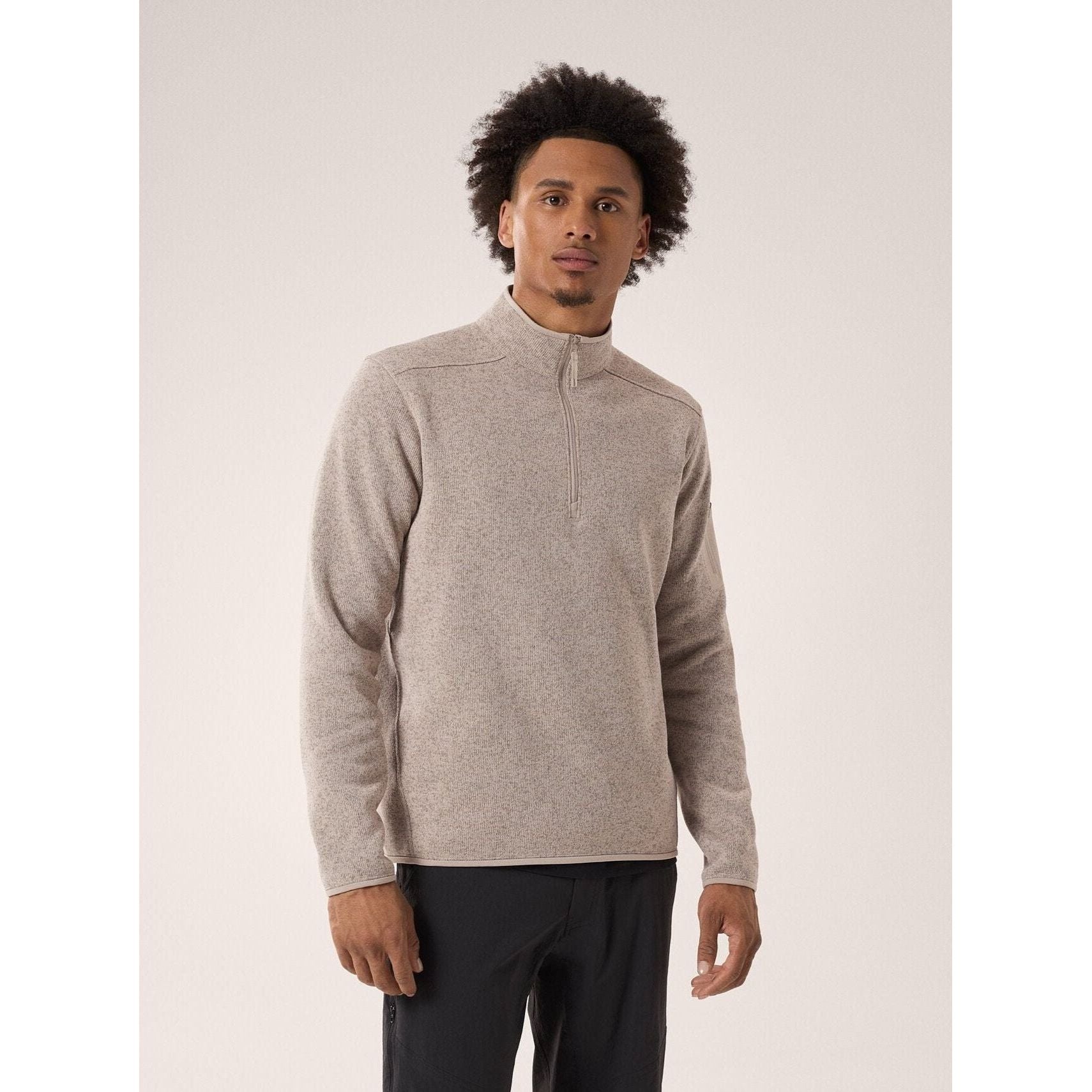 Arc'teryx Men's Covert 1/2 Zip Fleece Pullover - Lightweight Midlayer for Hiking, Camping & Outdoor Adventures