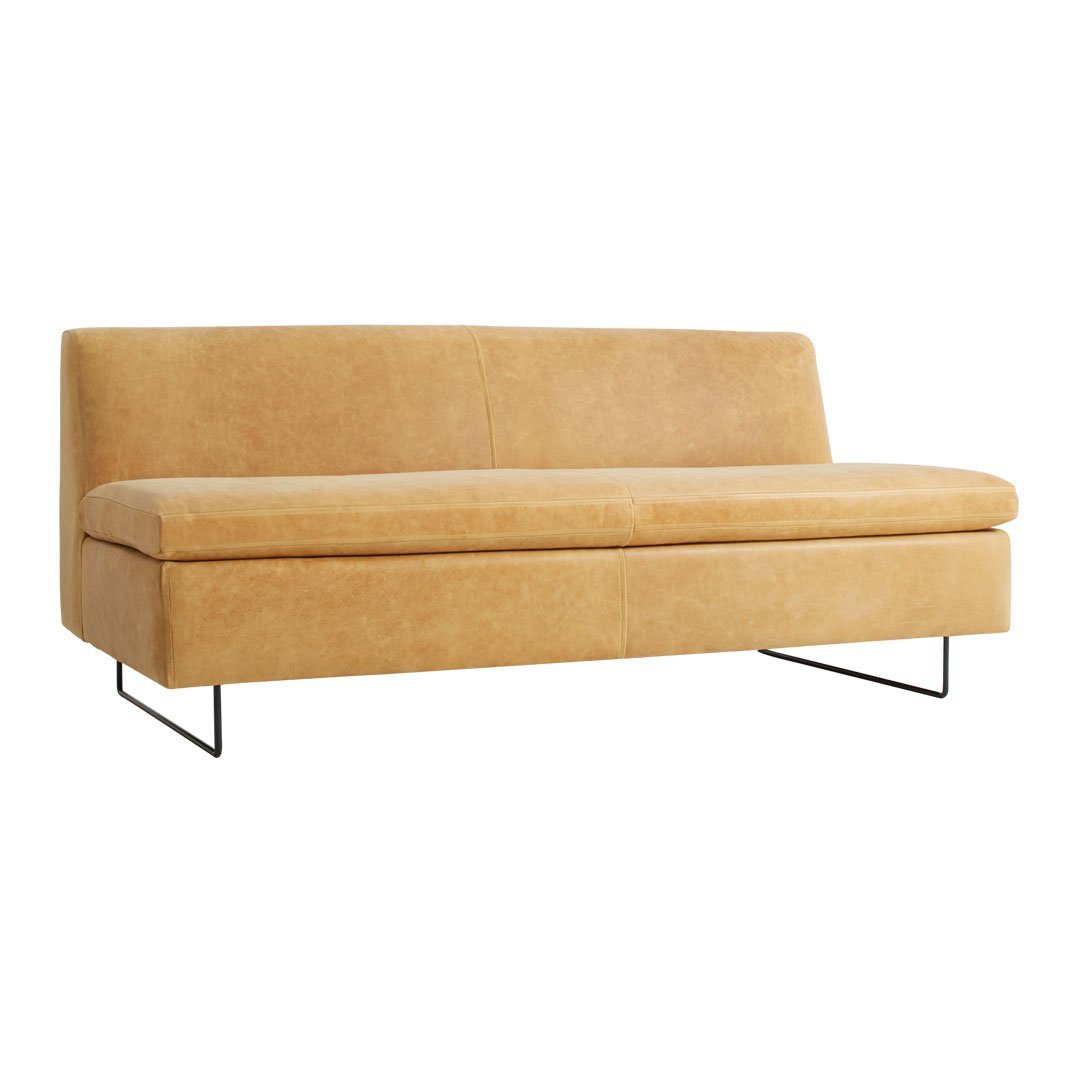 Luxury Clyde 67 Genuine Leather Sofa - 3-Seater Modern Living Room Furniture for Home & Office Comfort