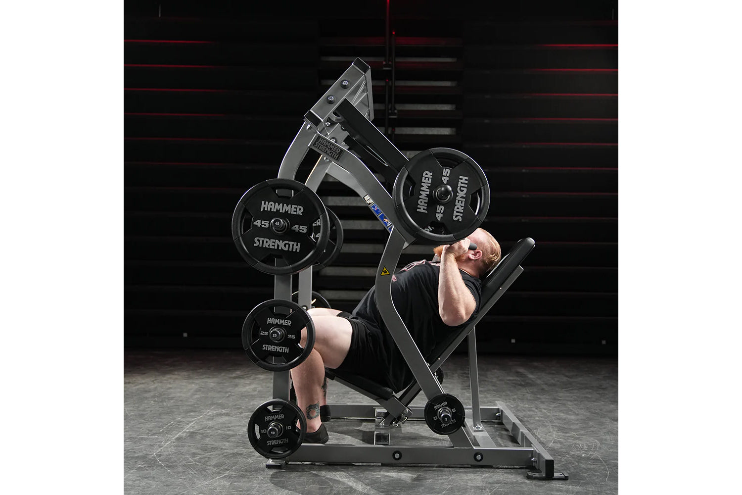 Hammer Strength Plate Loaded Iso-Lateral Shoulder Press Machine - Commercial Gym Equipment for Shoulder Workouts & Strength Training