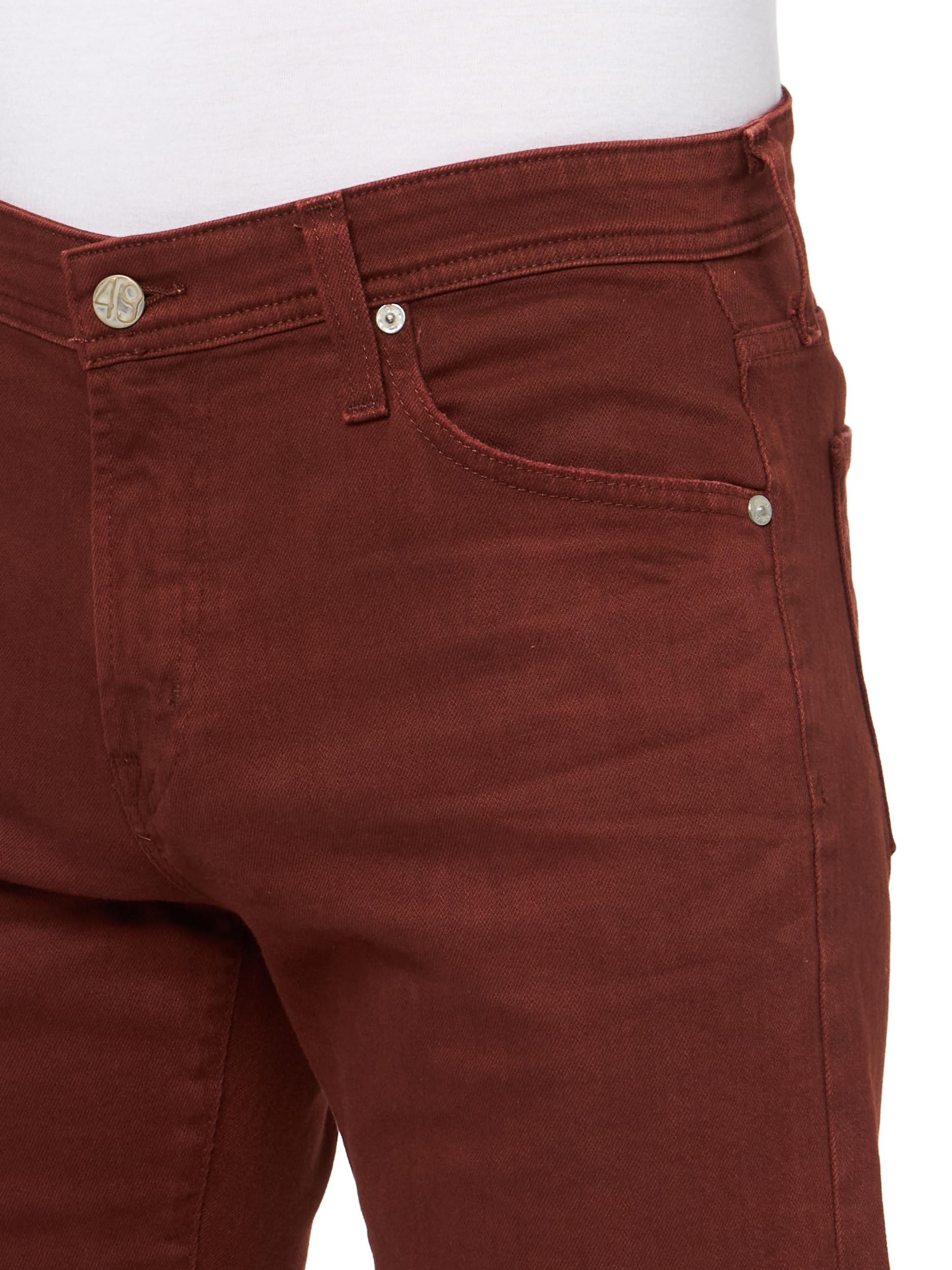 AG Jeans Men's The Tellis Modern Slim Fit Stretch Denim Pants - Sulfur Rich Crimson Wash (Size W32) | Comfortable & Stylish for Casual Wear, Office & Night Out