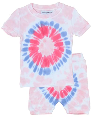 Shorts Set - Pink Bullseye Tie Dye