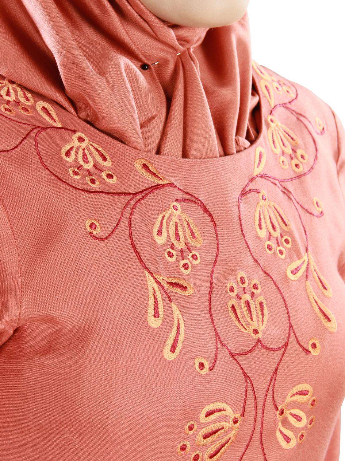 Elegant Bilqis Rayon Abaya for Women - Modest Islamic Prayer Dress - Perfect for Mosque, Eid, and Special Occasions