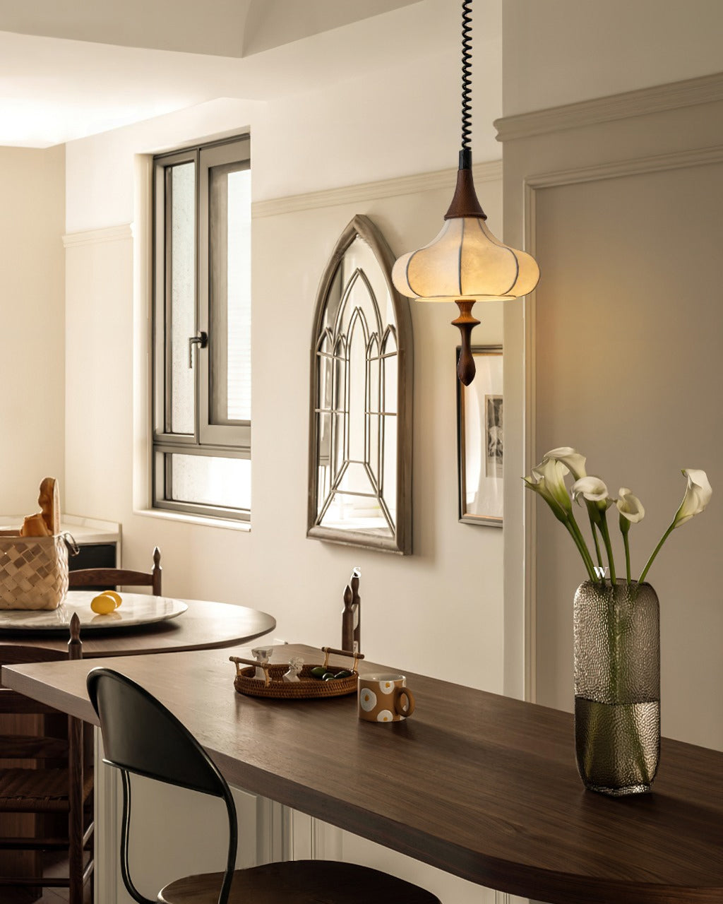 Castiglioni Pendant Light - Modern Italian Design Hanging Lamp for Kitchen, Dining Room & Living Room | Energy Efficient LED Lighting Fixture