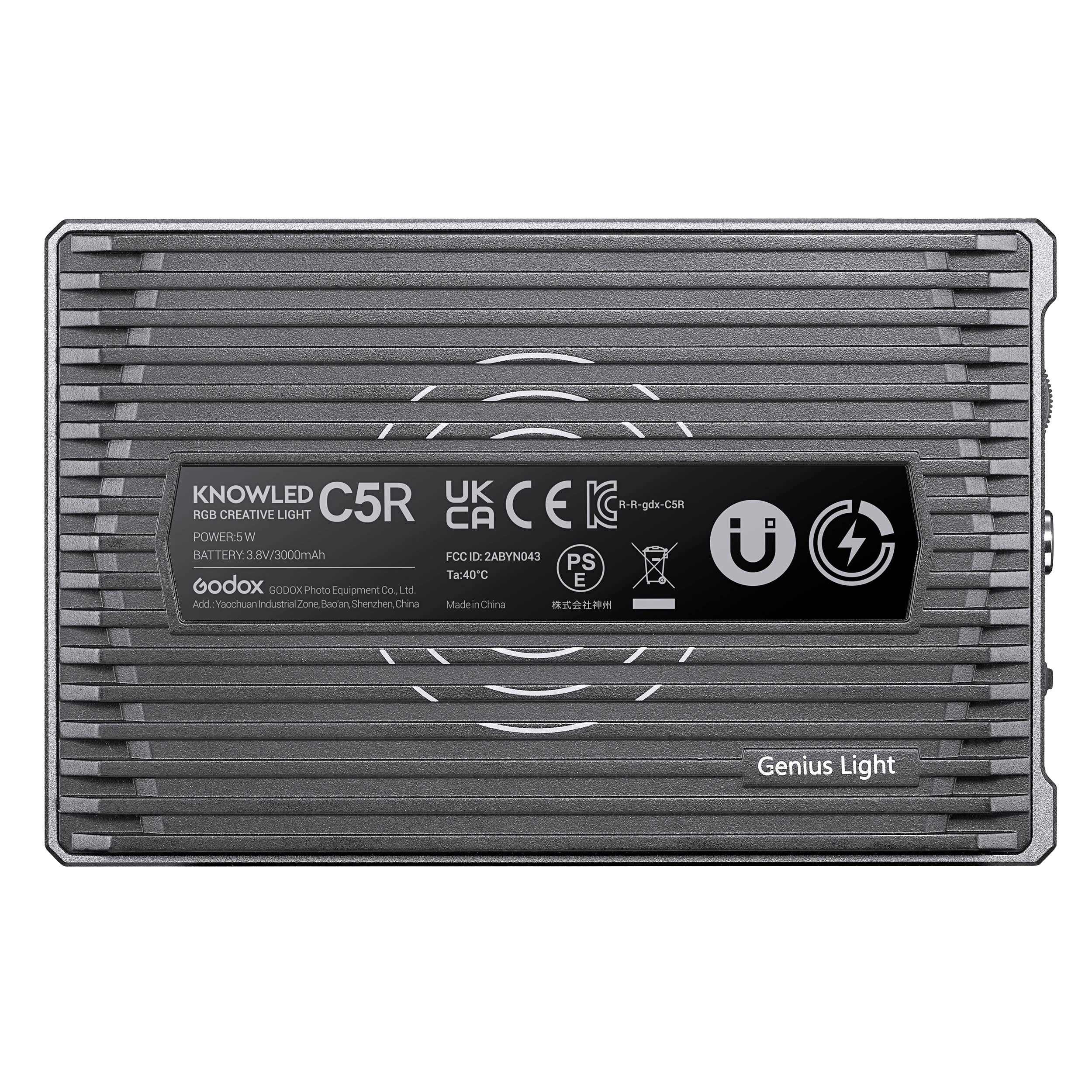 KNOWLED C5R K8 Compact 8-Light RGBWW LED Panel Kit - Portable & Creative Lighting for Photography, Events, and Home Decor