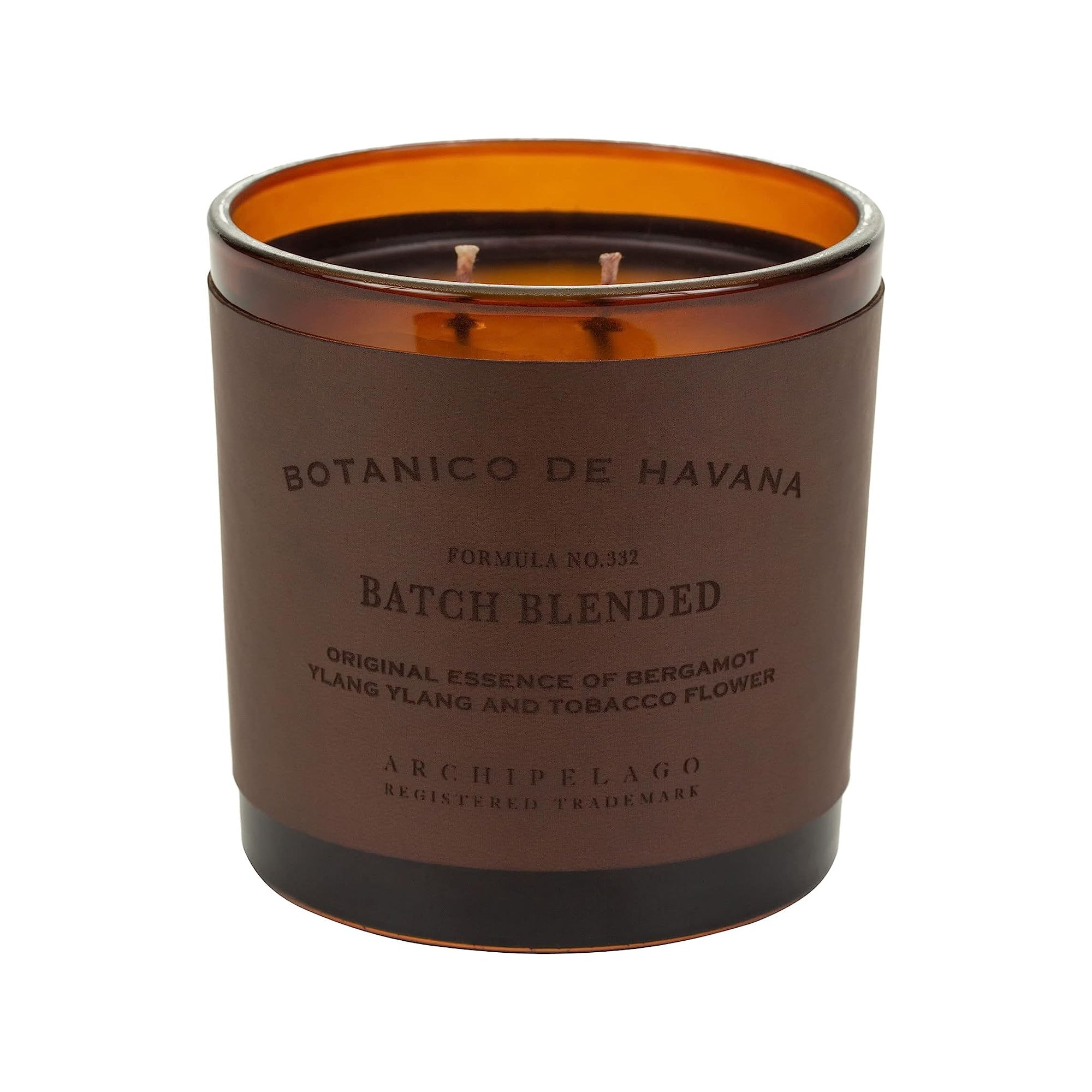 Archipelago Botanico de Havana Scented Soy Wax Candle - Handmade Letterpress Design for Home Decor, Relaxation & Romantic Ambiance