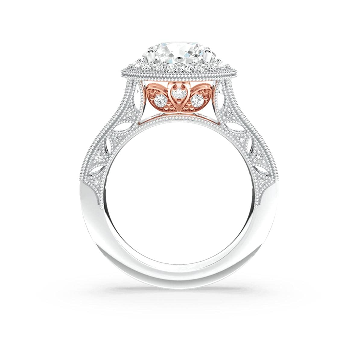 Moissanite Engagement Rings for Women - 10K 14K 18K Gold & Platinum Plated Silver - 3 Elegant Styles - Perfect for Proposals, Anniversaries & Special Occasions